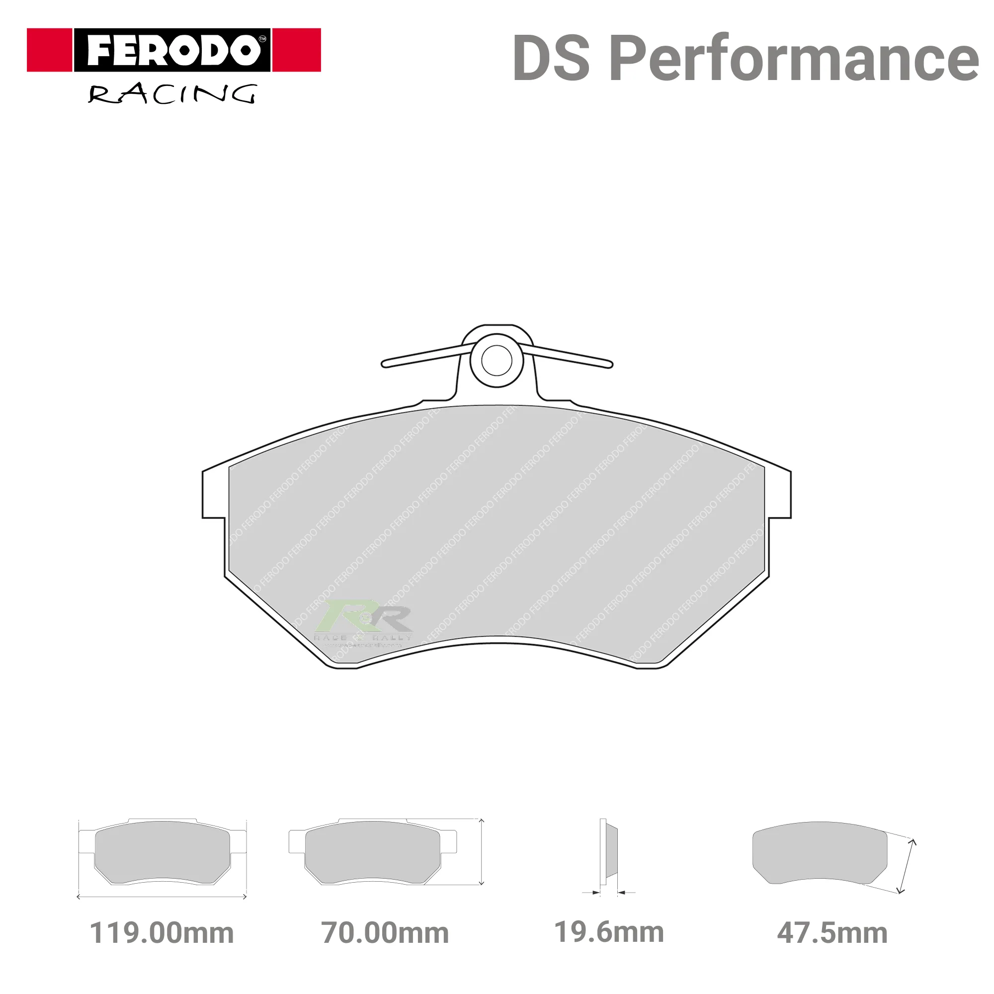 FDS775 Ferodo High Performance Brake Pads