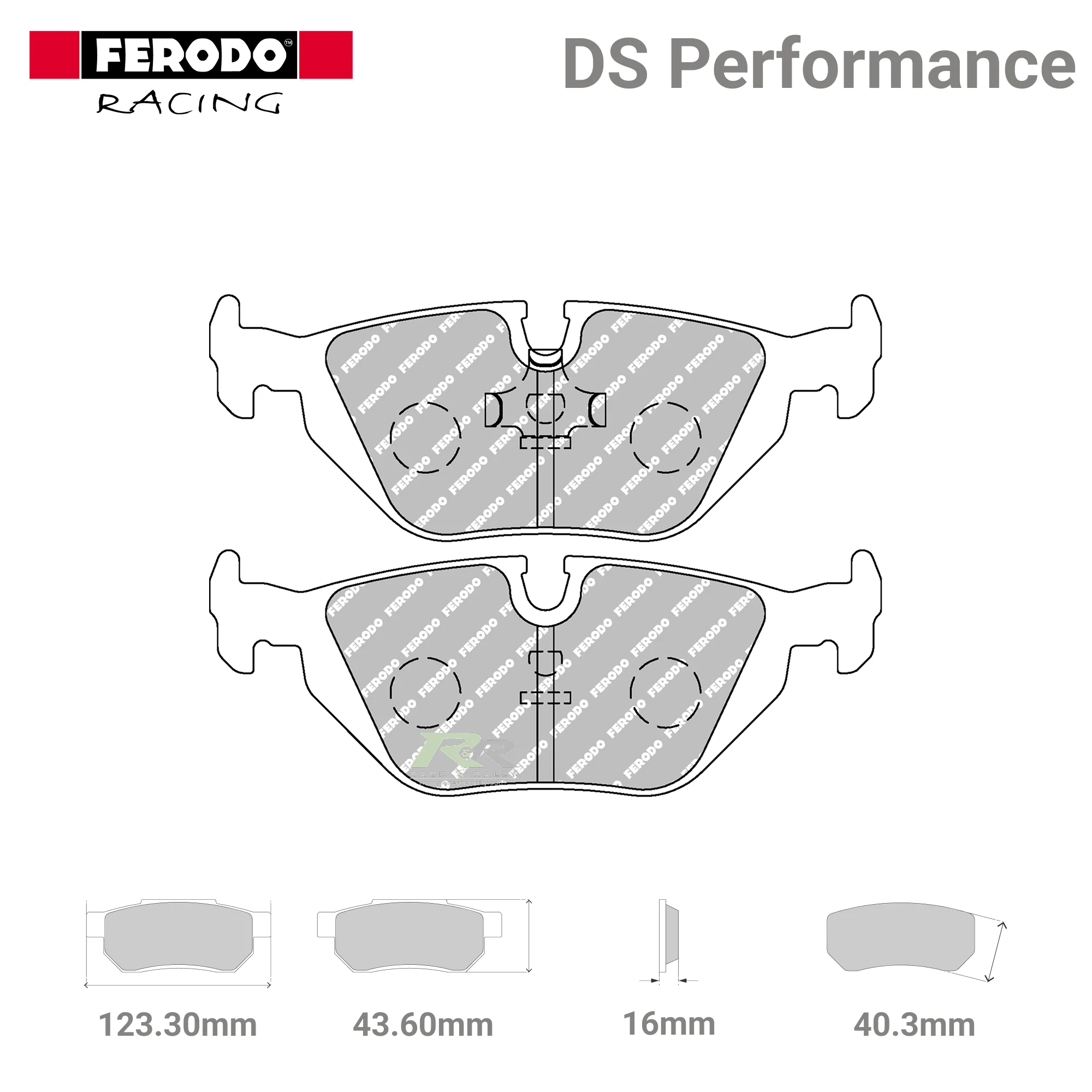 FDS850 Ferodo High Performance Brake Pads