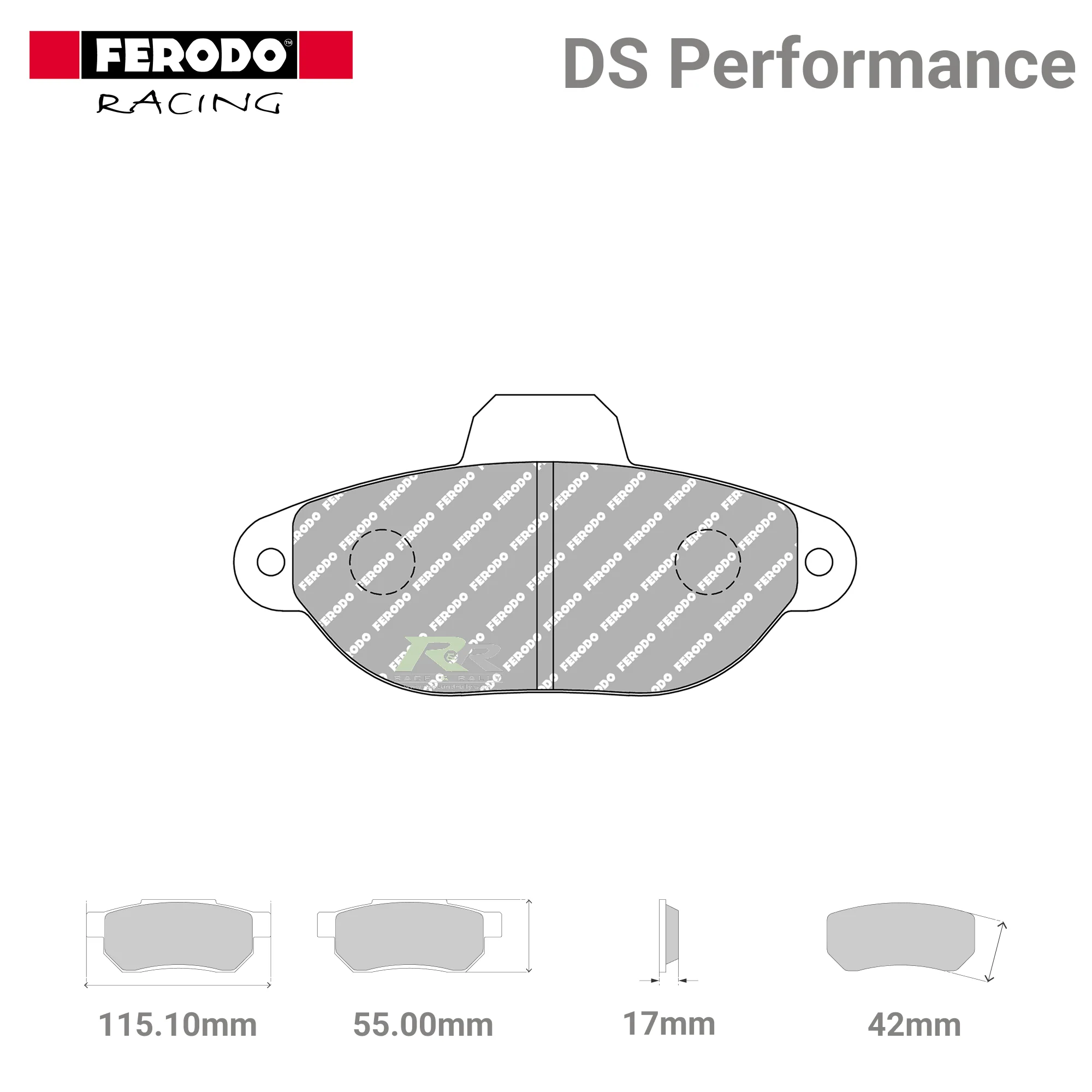 FDS925 Ferodo High Performance Brake Pads