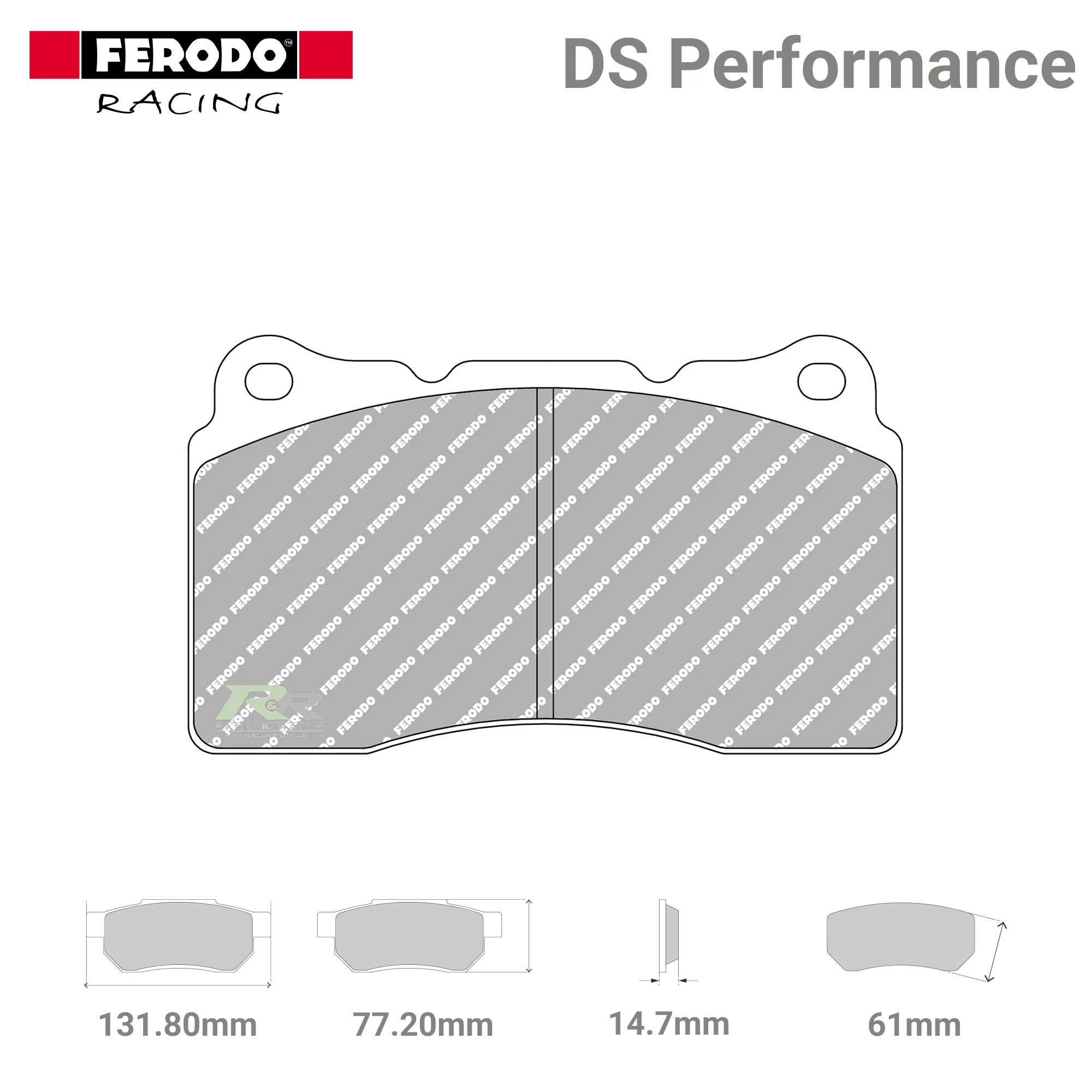 FDSR3067 Ferodo High Performance Brake Pads
