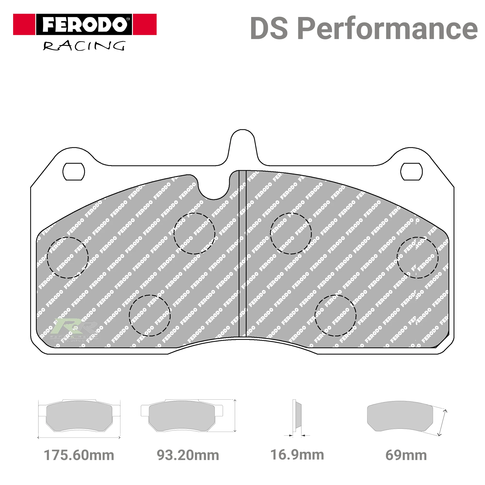 FDSR3136 Ferodo High Performance Brake Pads