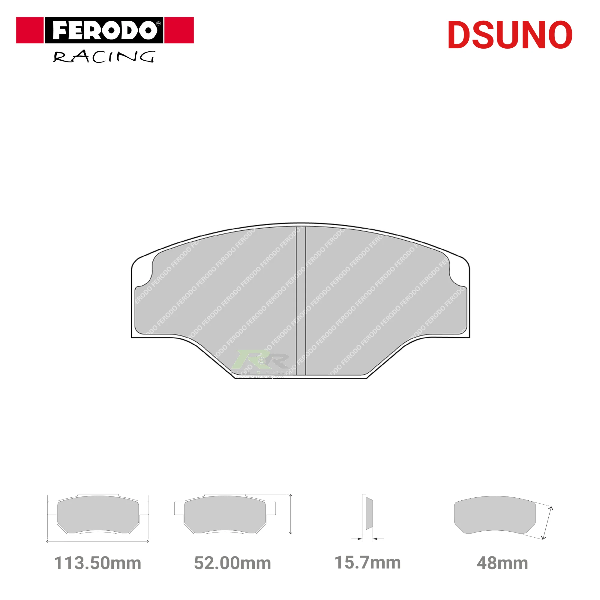 FRP201Z - (Z/ZB) Dsuno Brake Pads