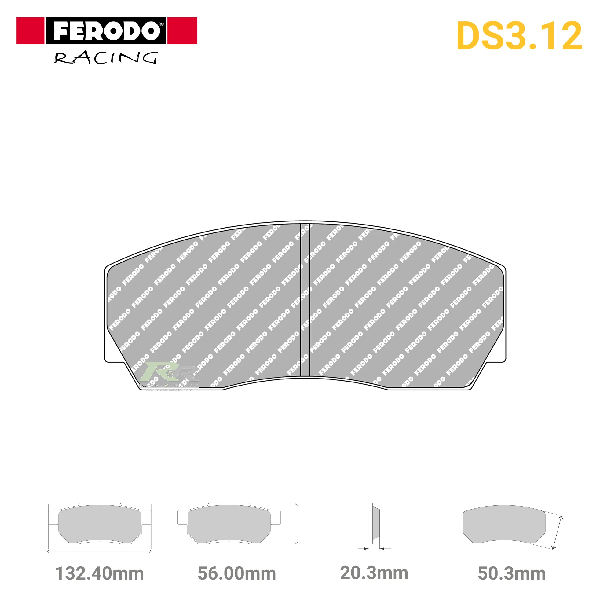 FRP212G - (G) DS3.12 Brake Pads