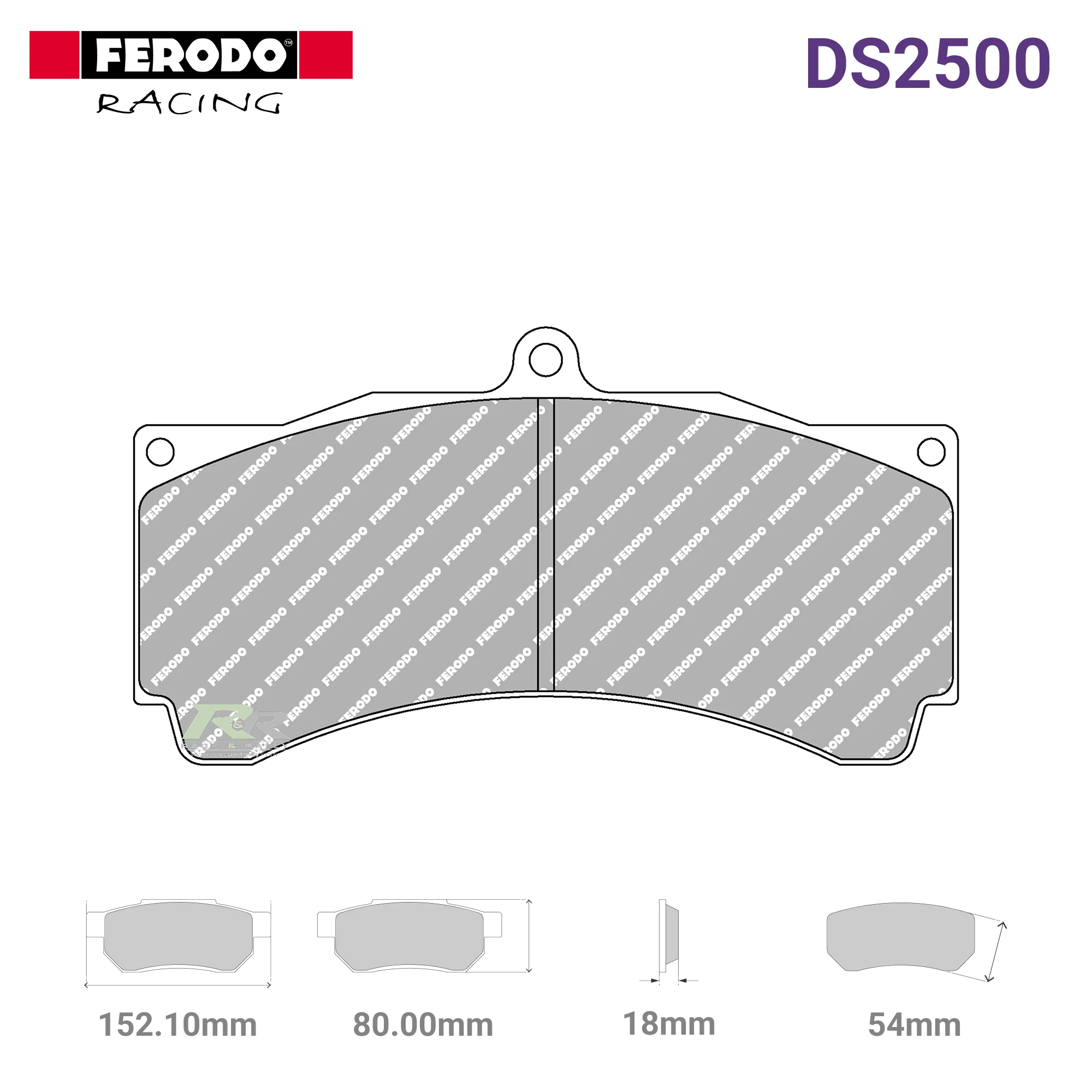 FRP3003H - (H) DS2500 Brake Pads