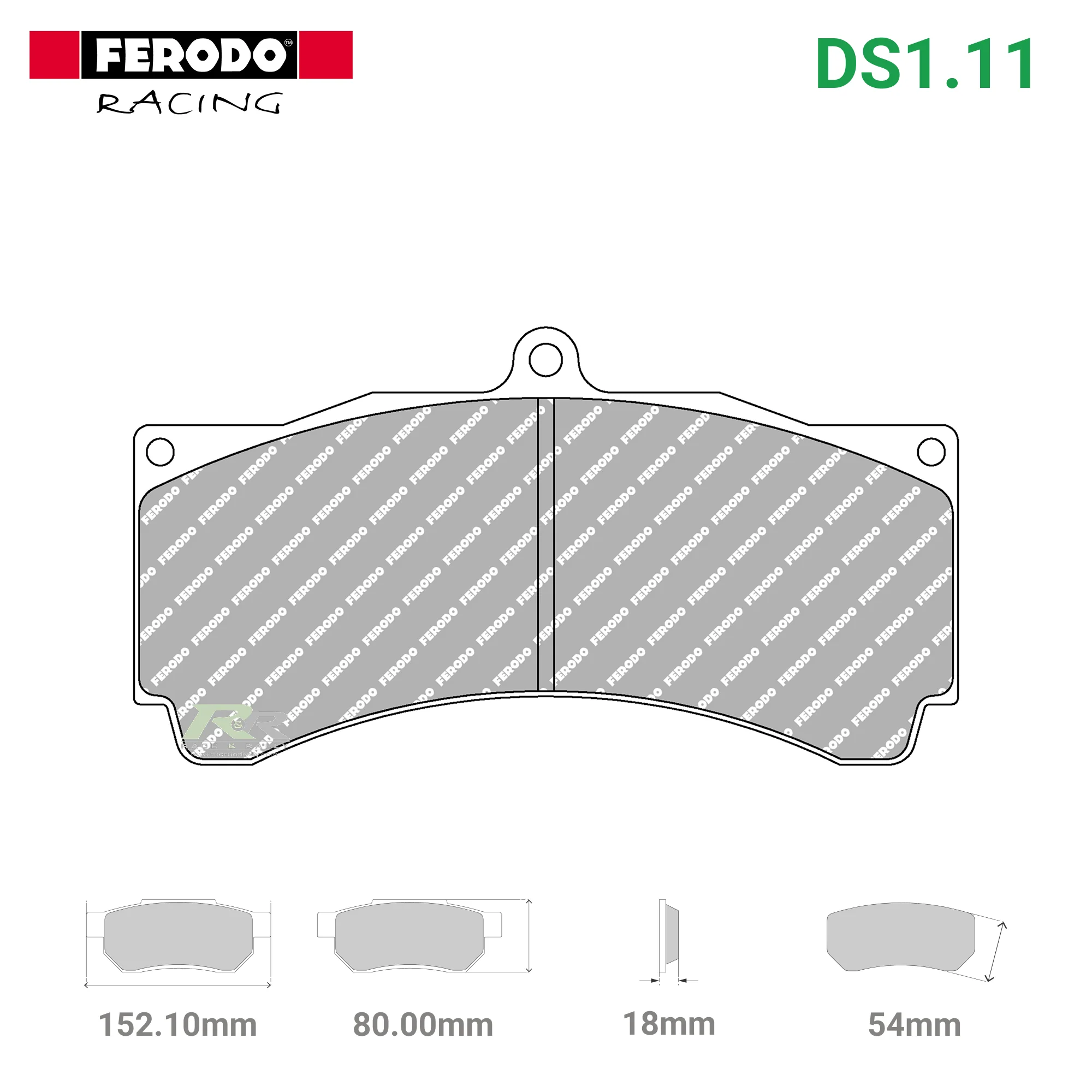 FRP3003W - (W/WB) DS1.11 Brake Pads