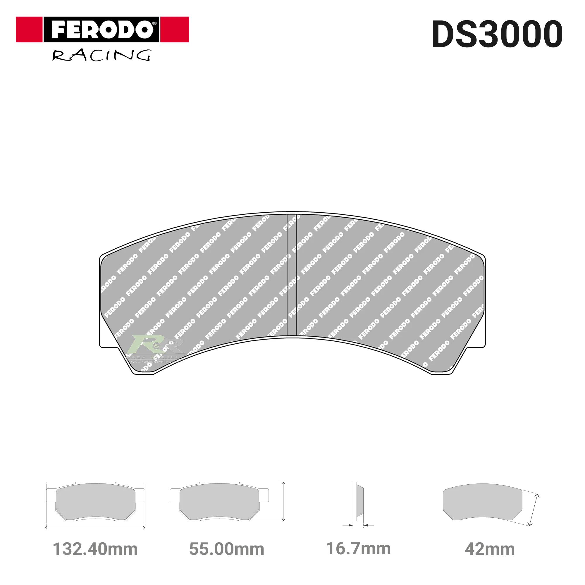 FRP3018R - (R) DS3000 Brake Pads