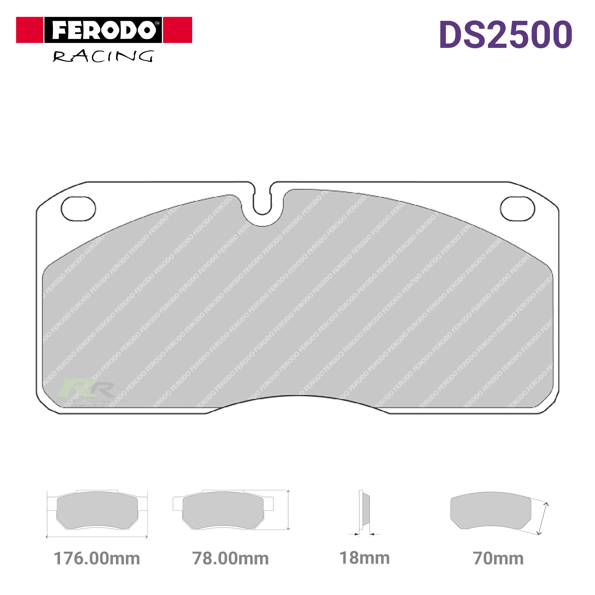 FRP3027H - (H) DS2500 Brake Pads