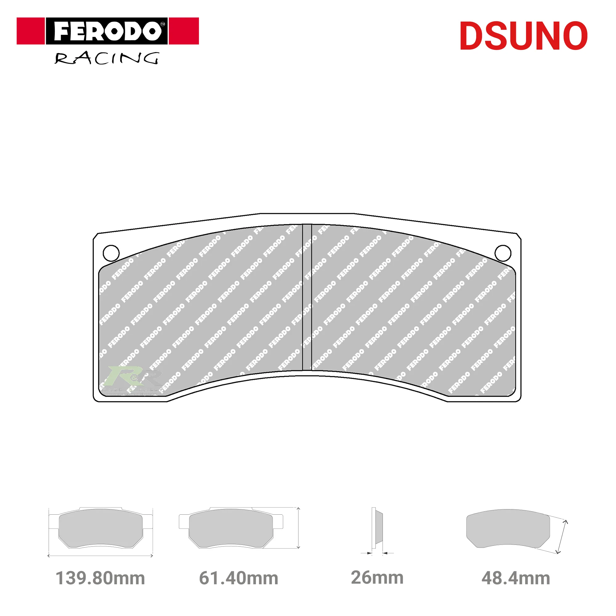 FRP3029Z - (Z/ZB) Dsuno Brake Pads
