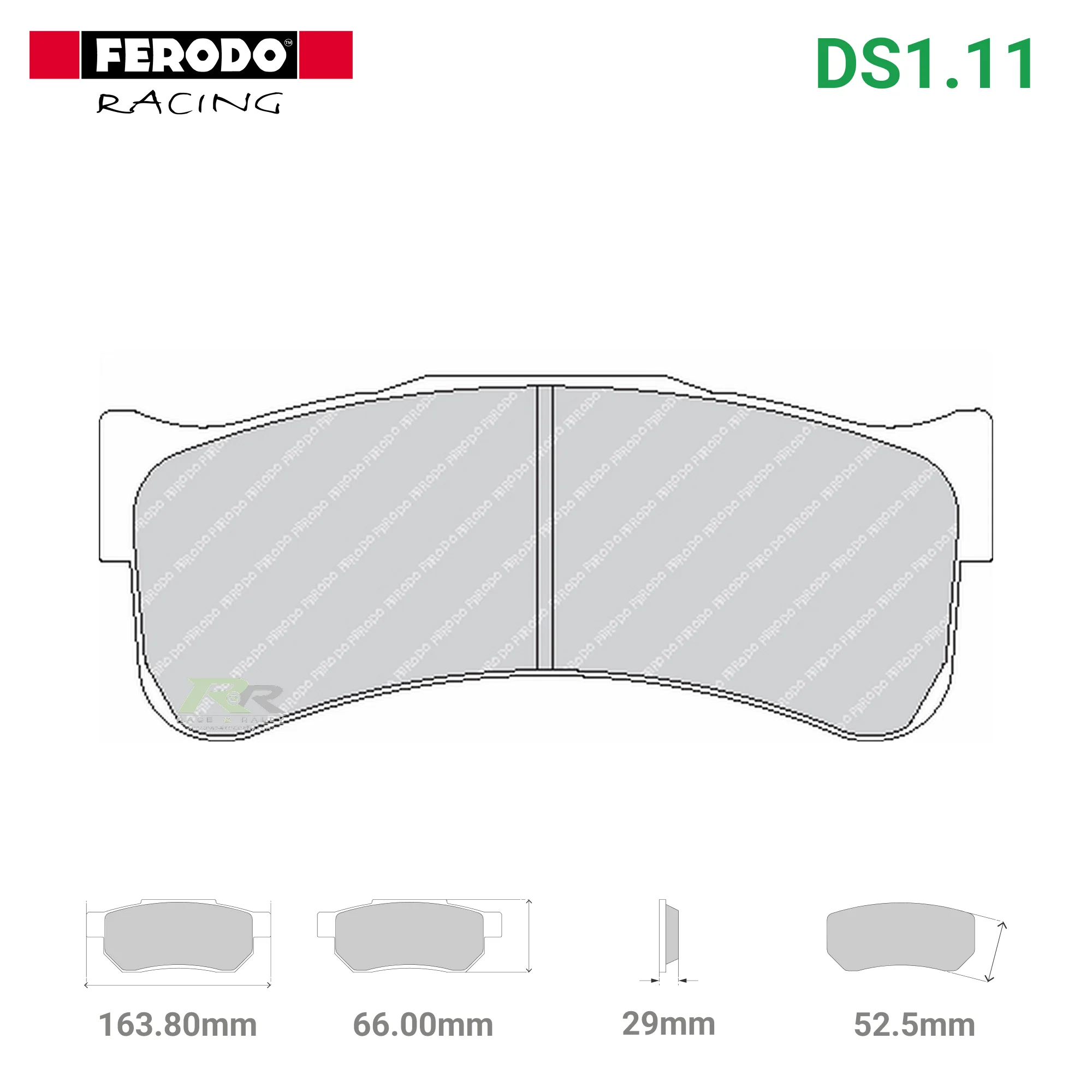 FRP3031W - (W/WB) DS1.11 Brake Pads