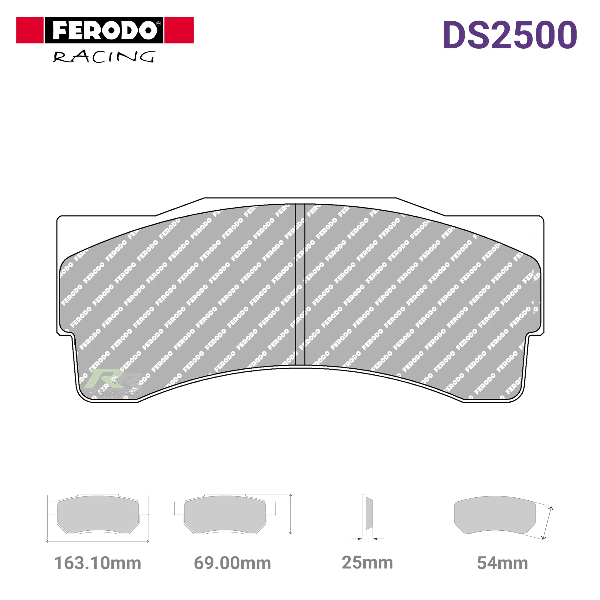 FRP3039H - (H) DS2500 Brake Pads