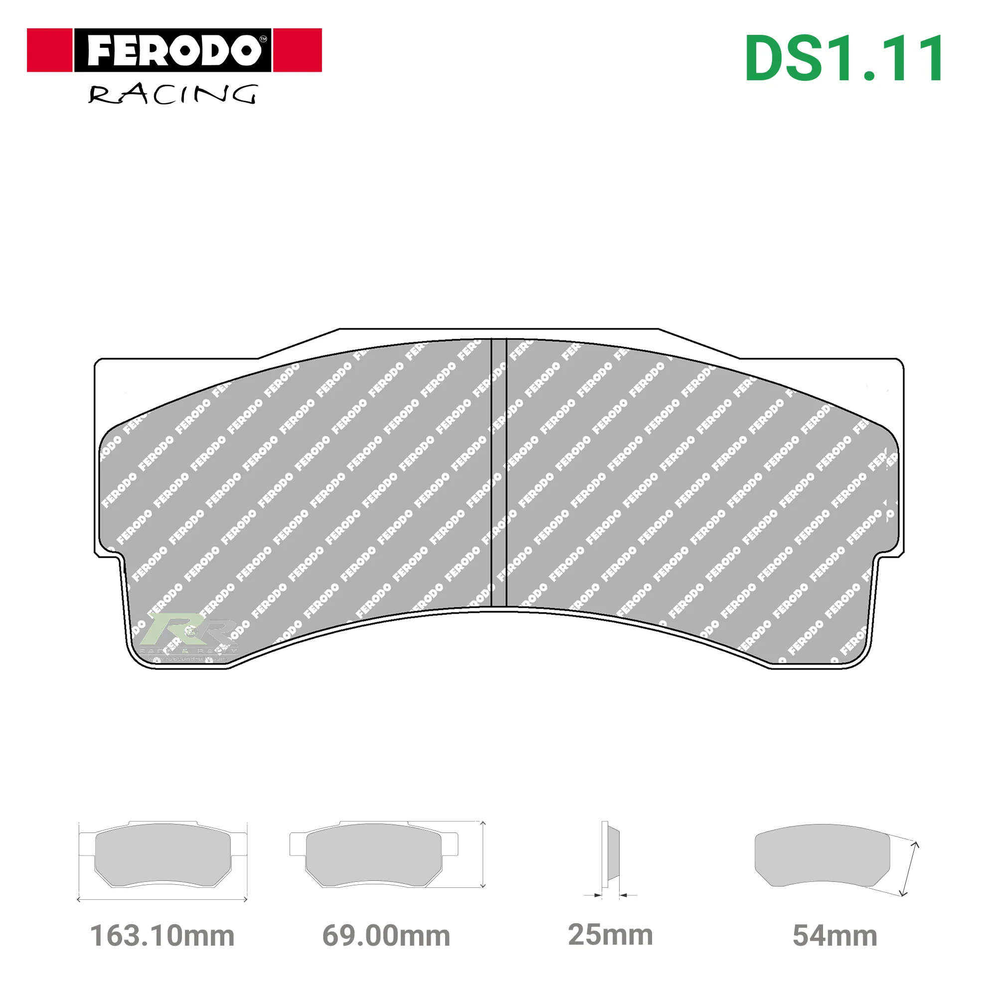 FRP3039W - (W/WB) DS1.11 Brake Pads