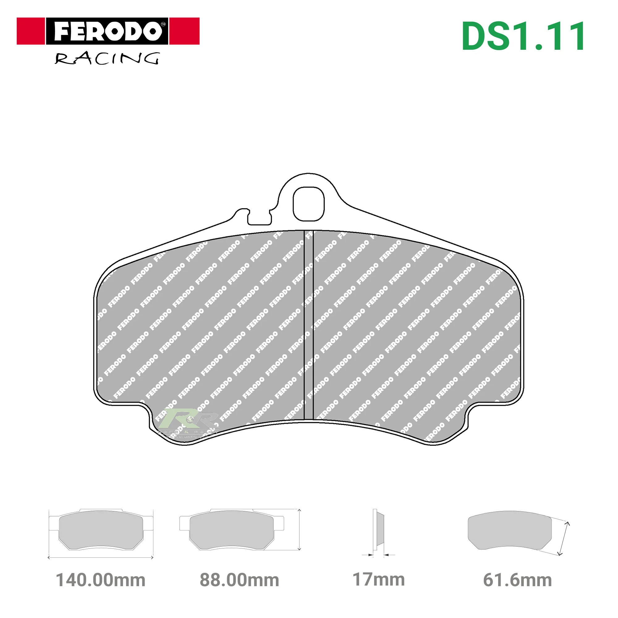 FRP3050W - (W/WB) DS1.11 Brake Pads