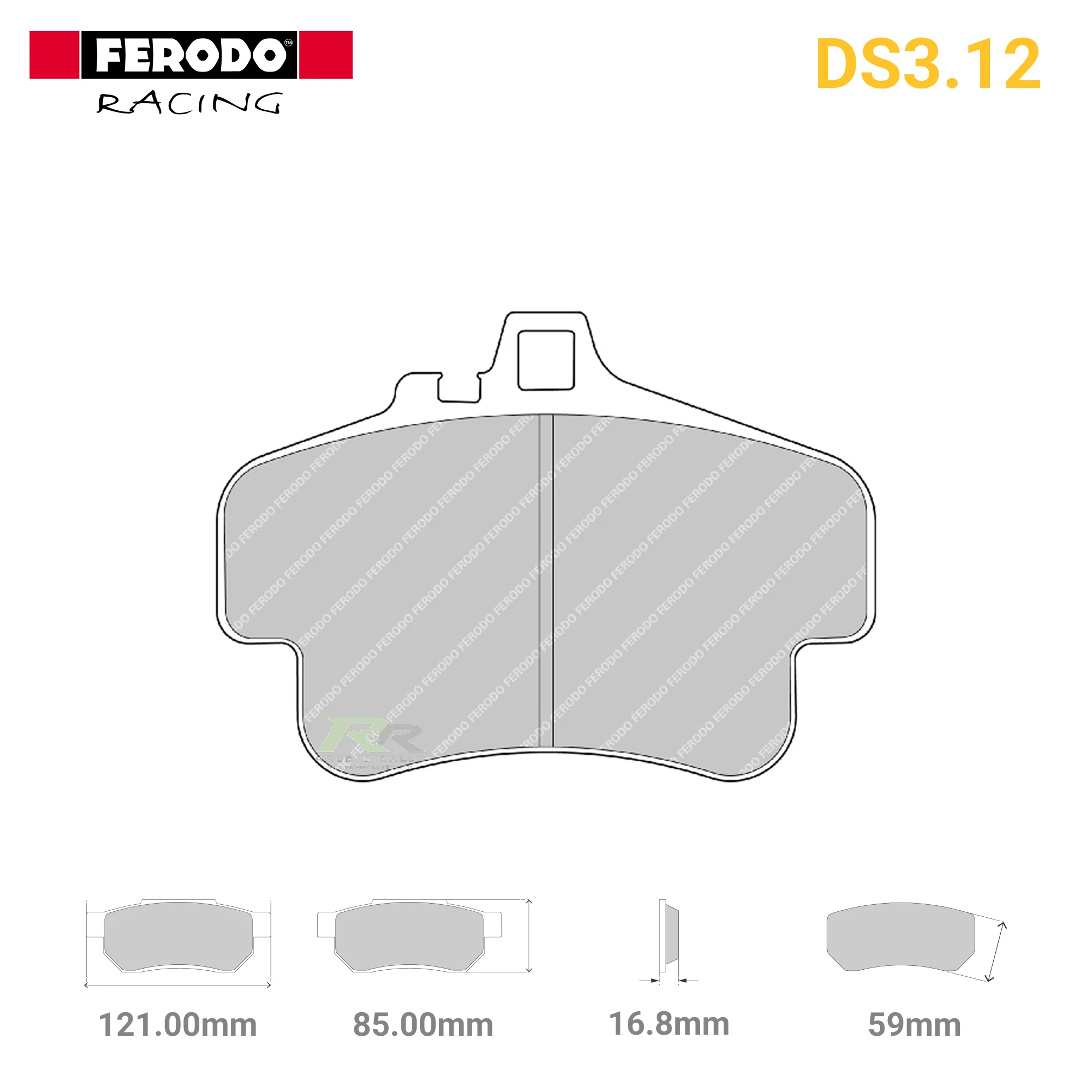FRP3051G - (G/GB) DS3.12 Brake Pads