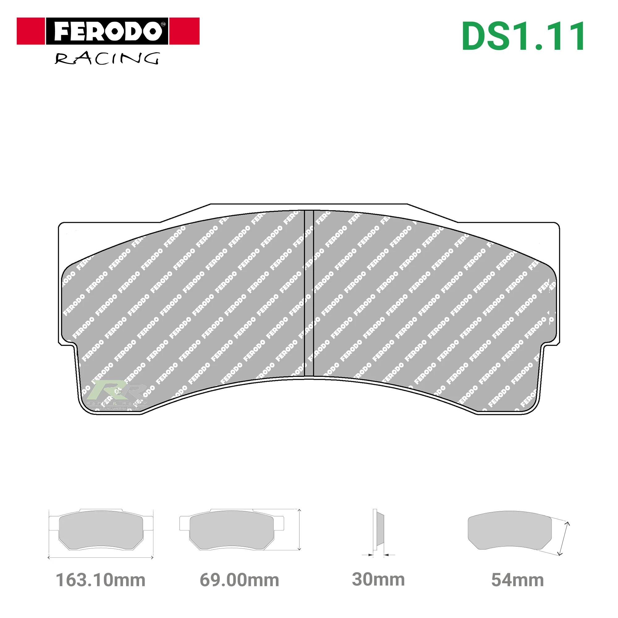 FRP3055W - (W/WB) DS1.11 Brake Pads