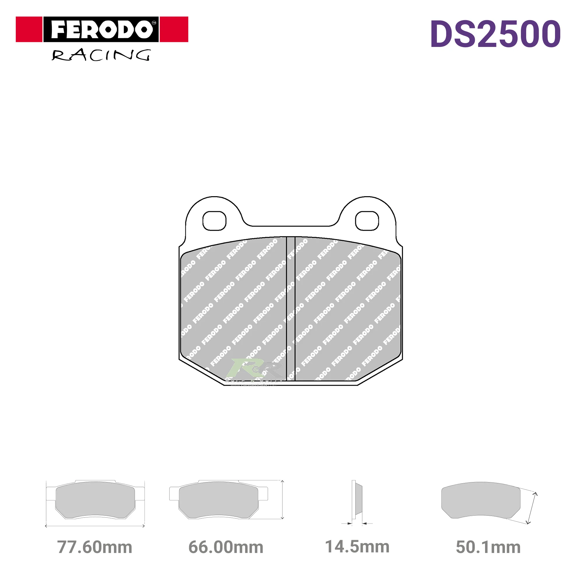FRP3056H - (H) DS2500 Brake Pads