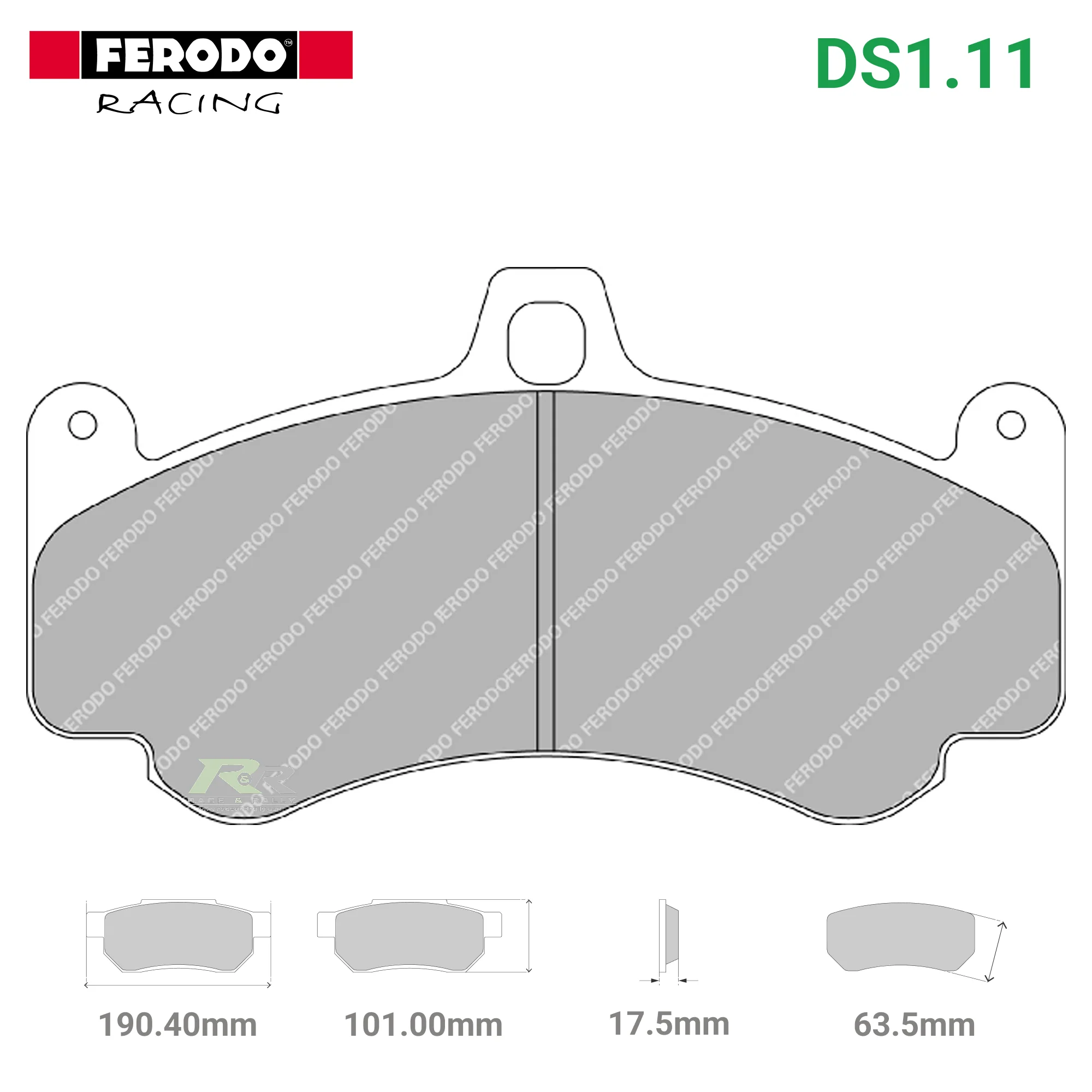 FRP3075W - (W/WB) DS1.11 Brake Pads