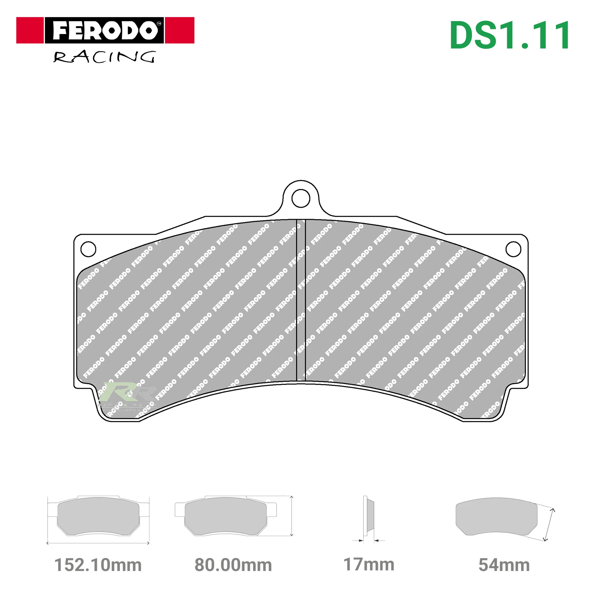 FRP3077W - (W/WB) DS1.11 Brake Pads