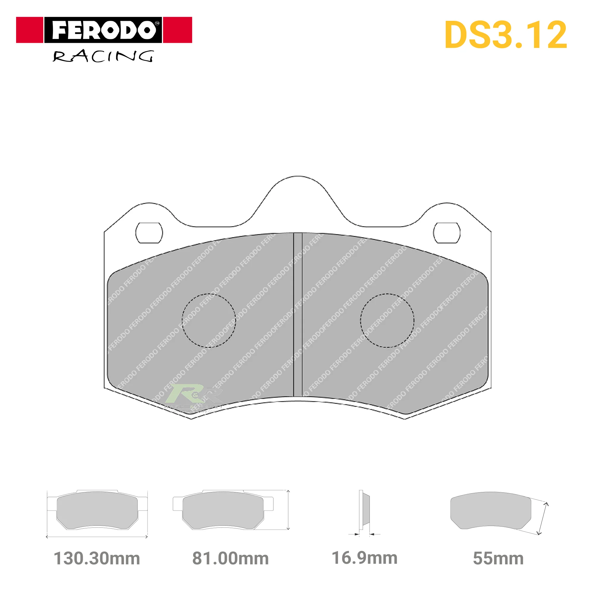 FRP3083G - (G/GB) DS3.12 Brake Pads
