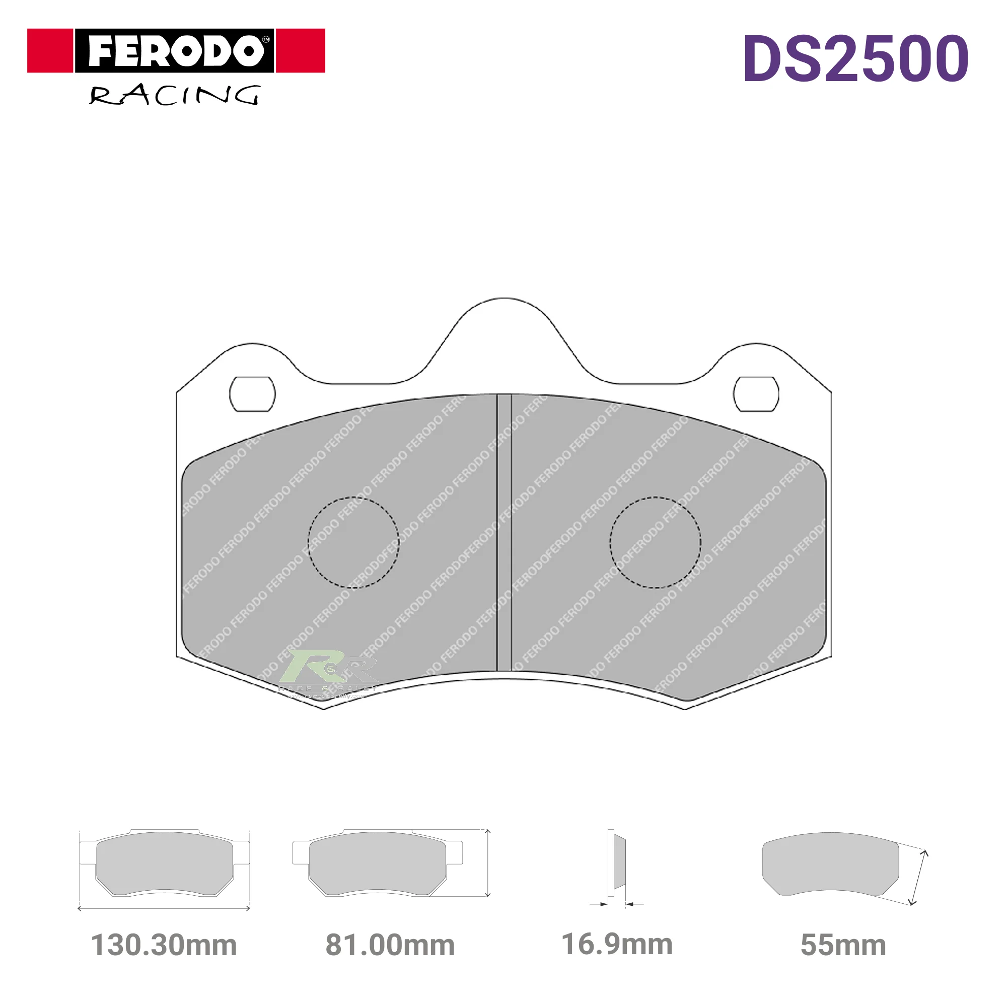 FRP3083H - (H) DS2500 Brake Pads