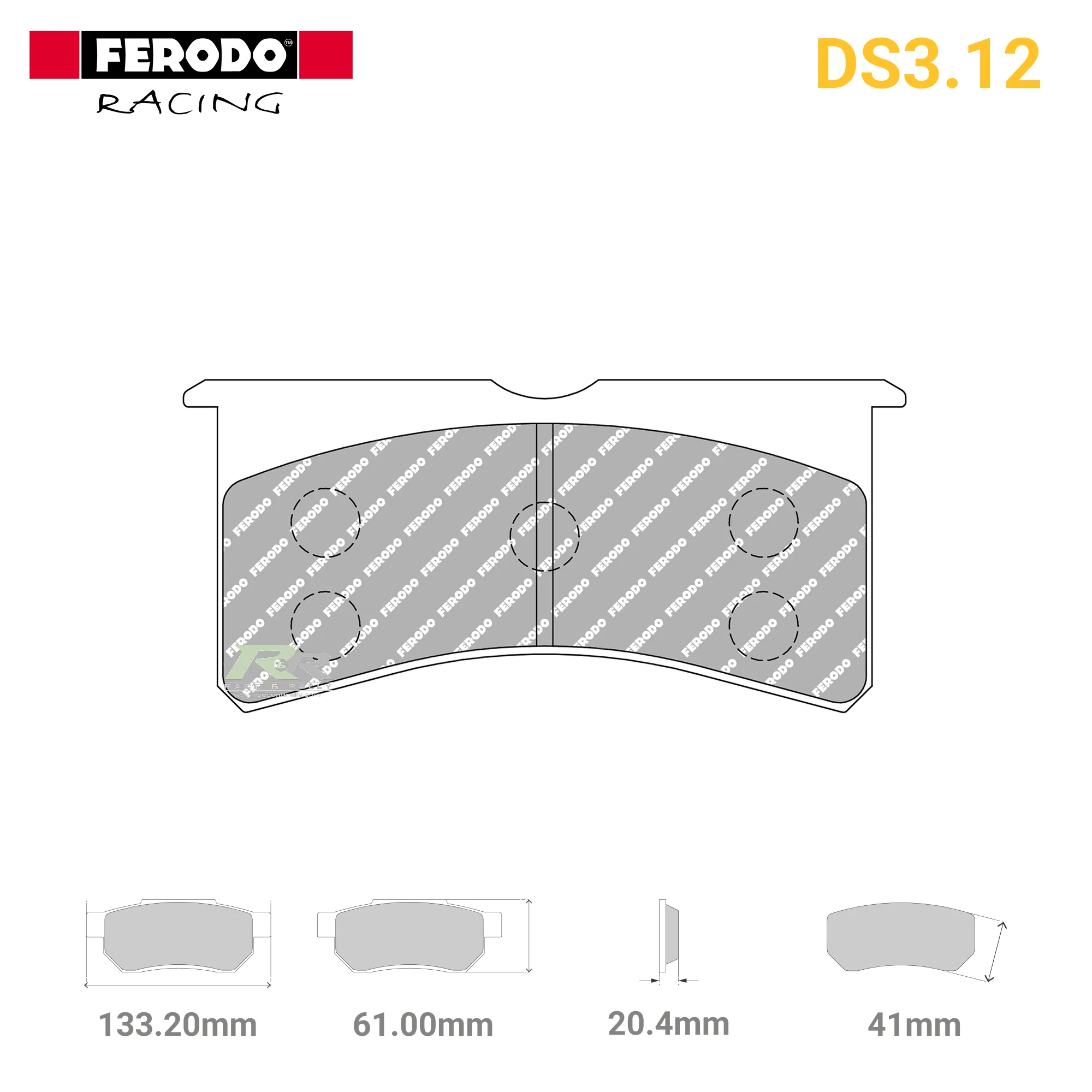FRP3097G - (G/GB) DS3.12 Brake Pads