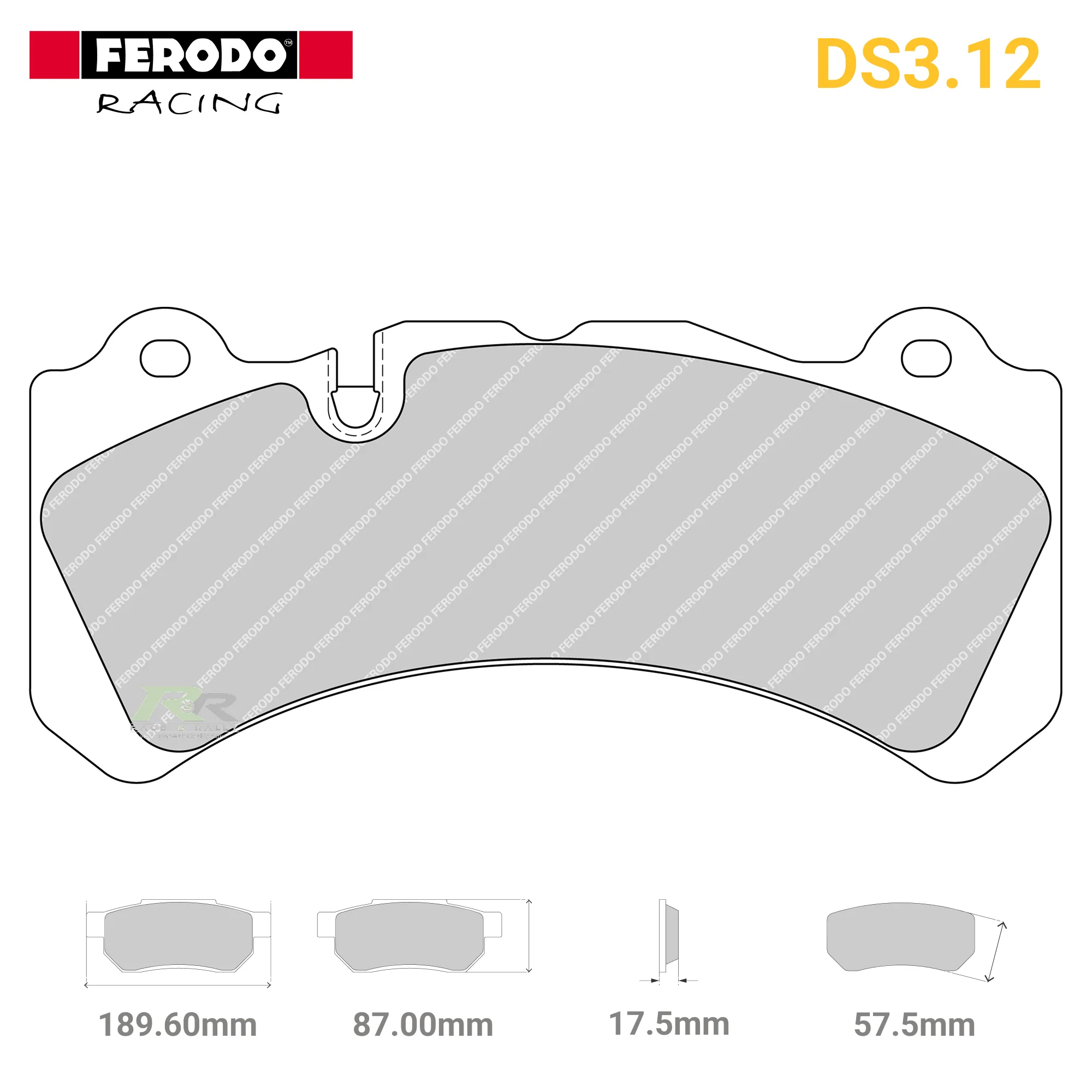 FRP3098G - (G) DS3.12 Brake Pads