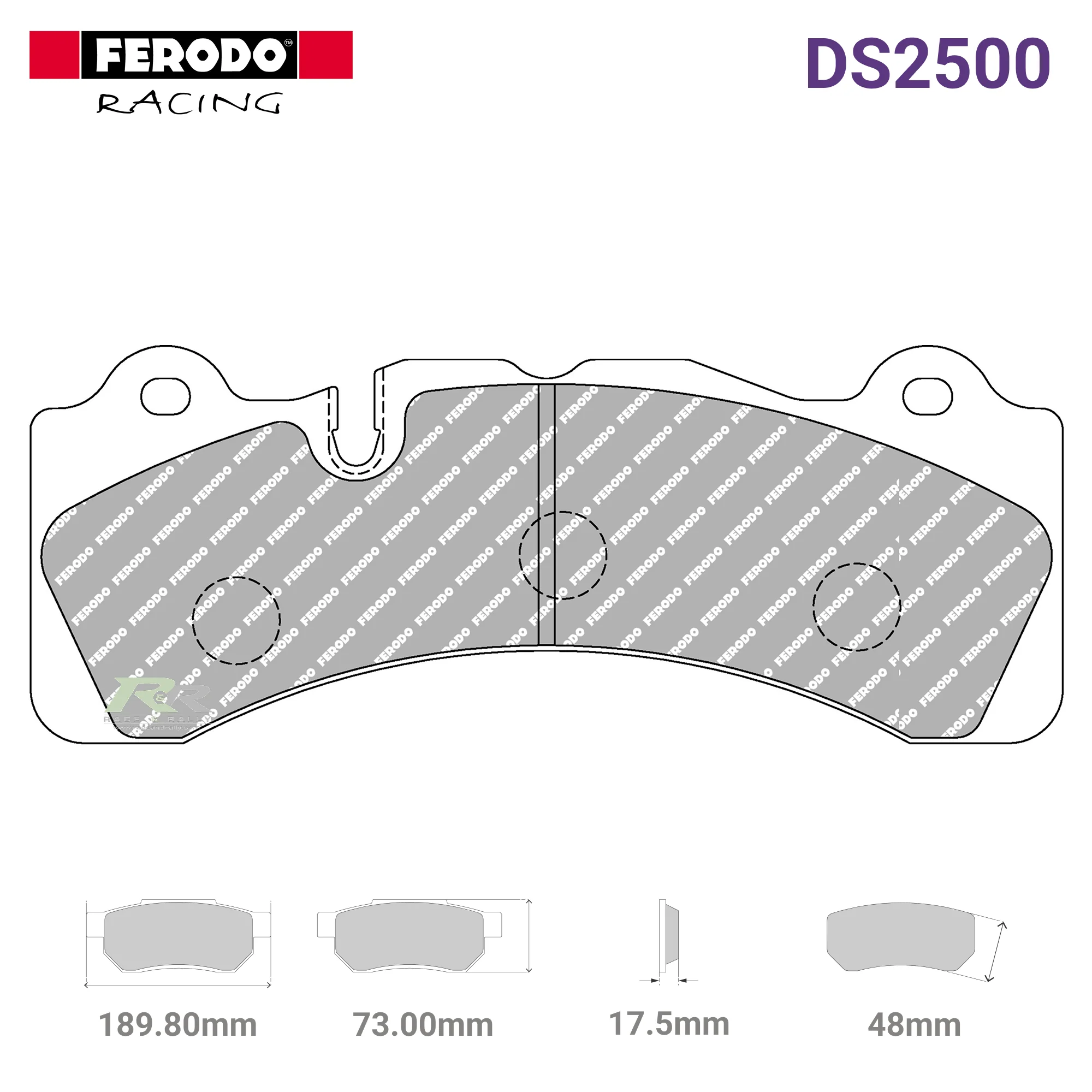 FRP3099H - (H) DS2500 Brake Pads