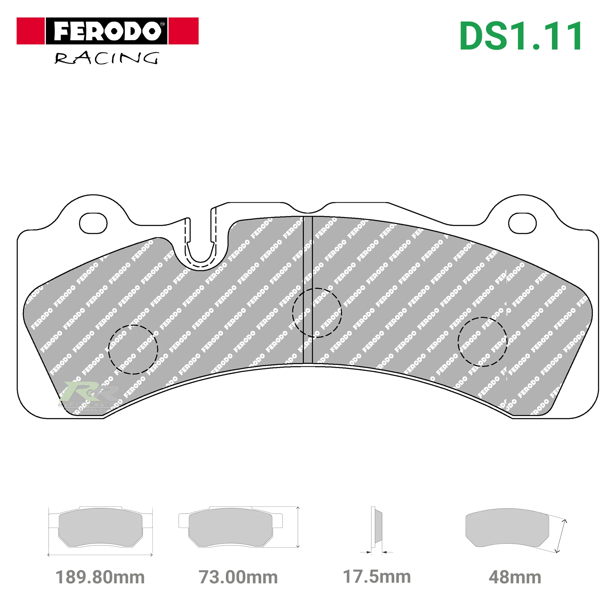 FRP3099W - (W/WB) DS1.11 Brake Pads