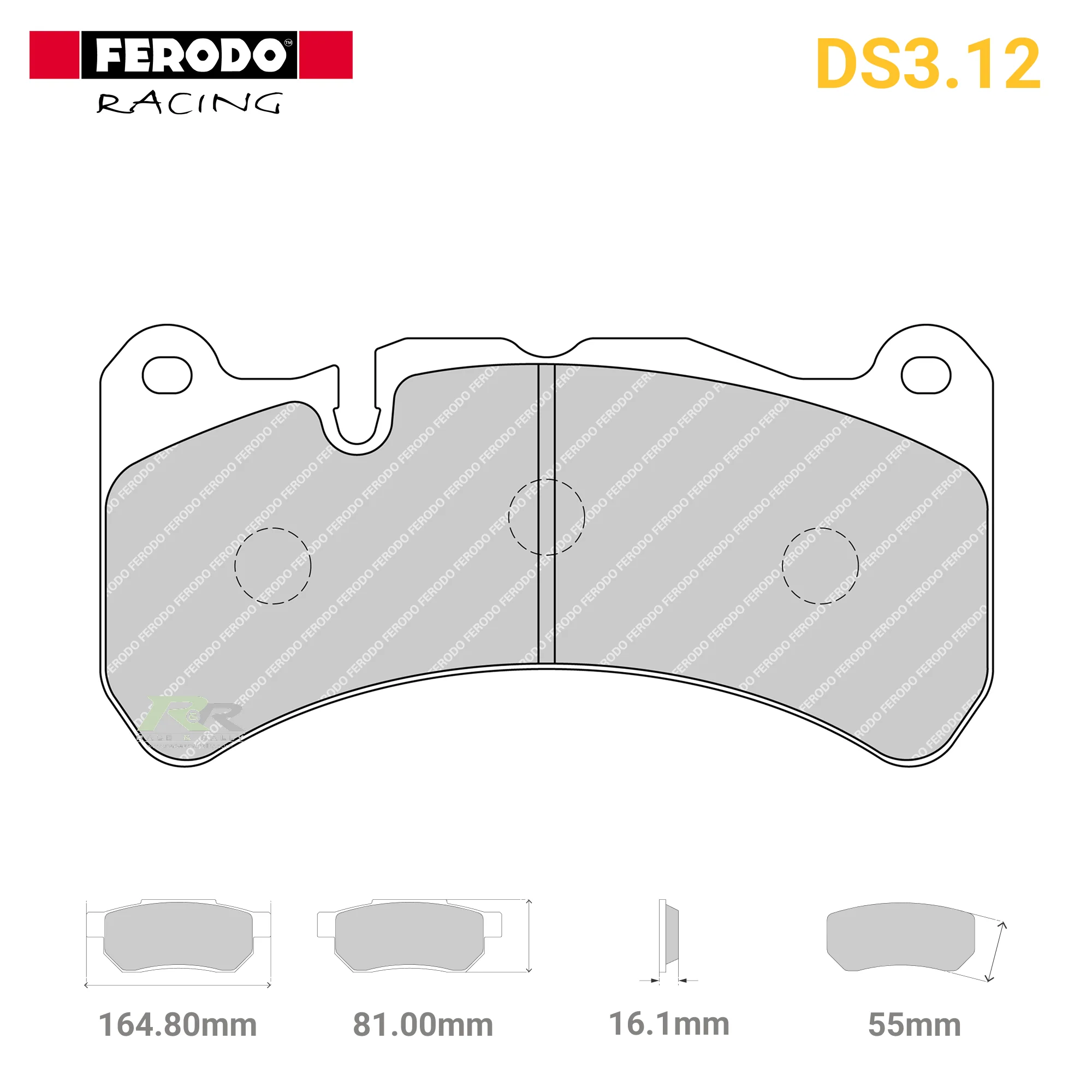 FRP3100G - (G/GB) DS3.12 Brake Pads