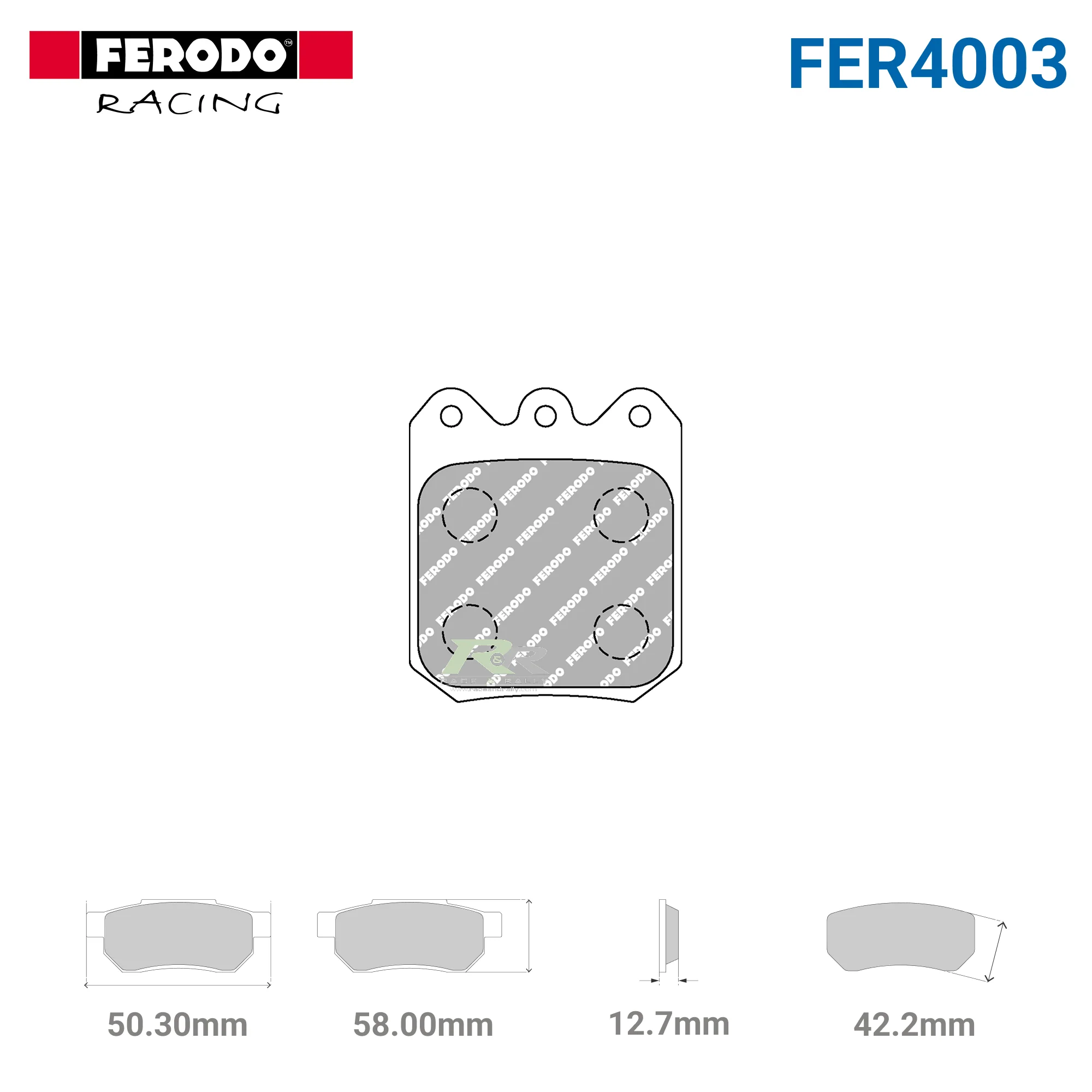 FRP3104C - (C) FER4003 Brake Pads
