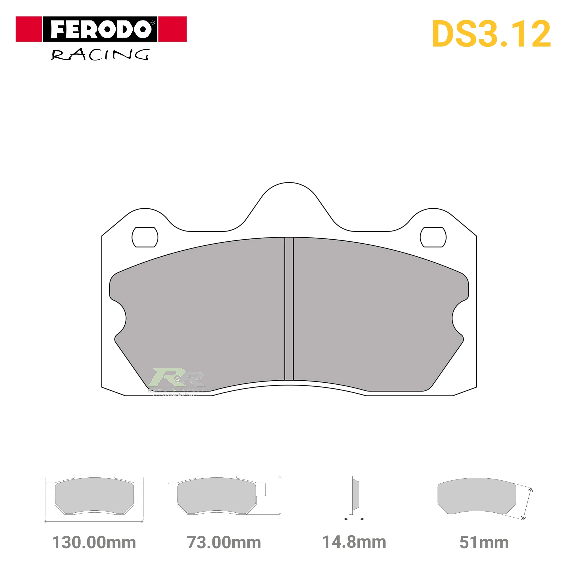 FRP3115G - (G) DS3.12 Brake Pads