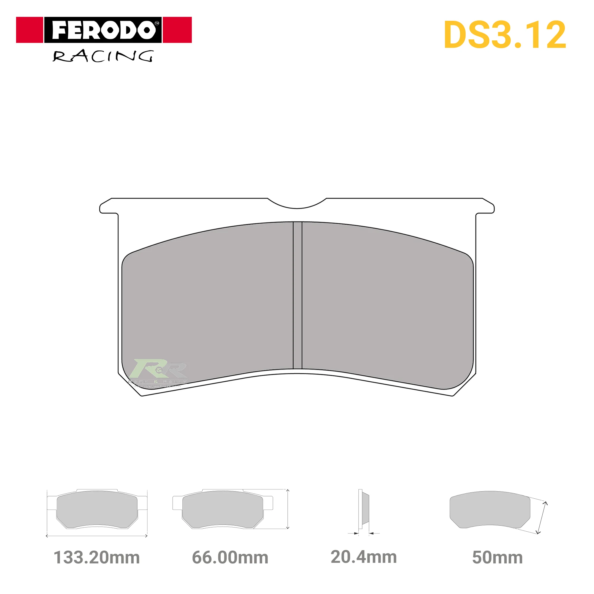 FRP3116G - (G/GB) DS3.12 Brake Pads