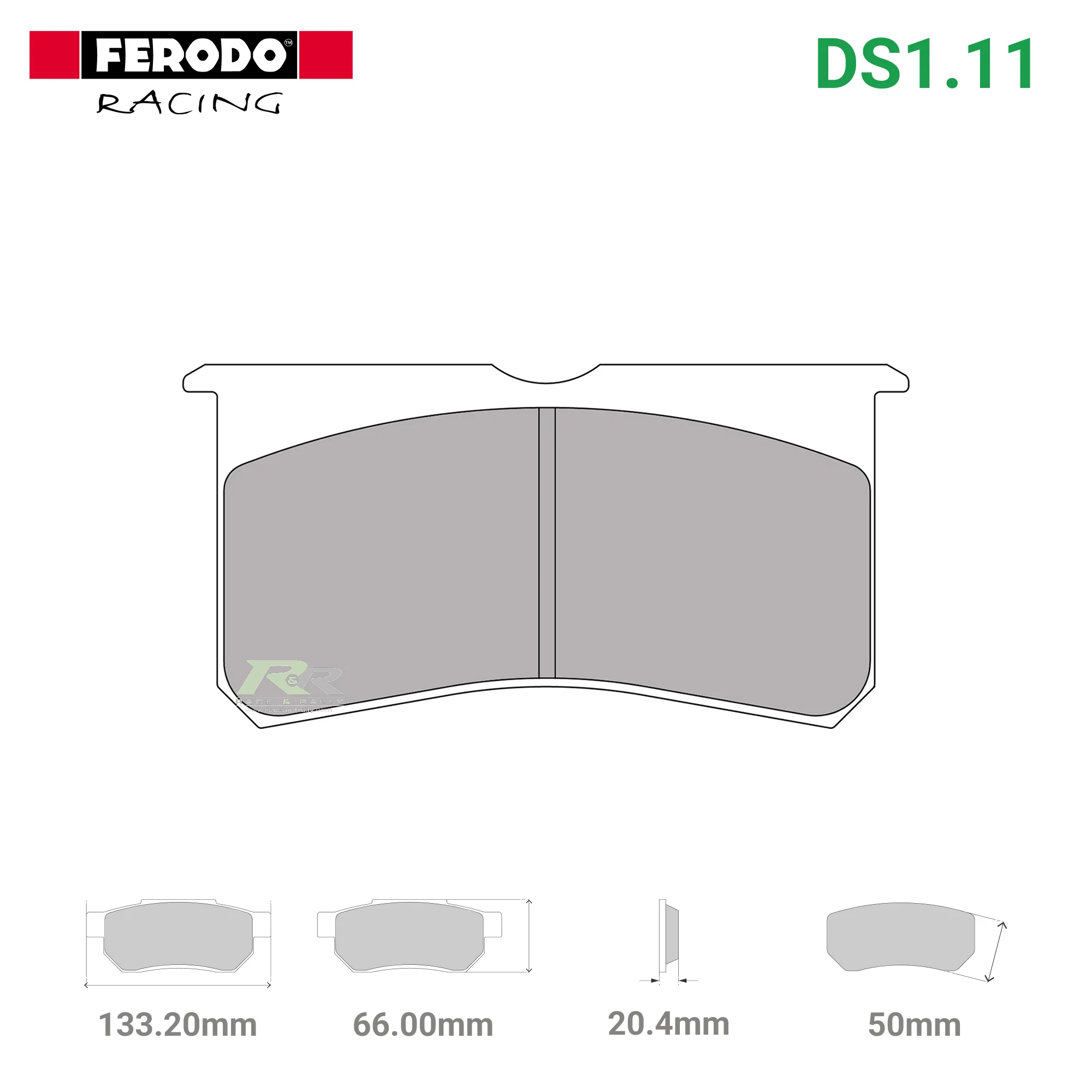 FRP3116W - (W/WB) DS1.11 Brake Pads