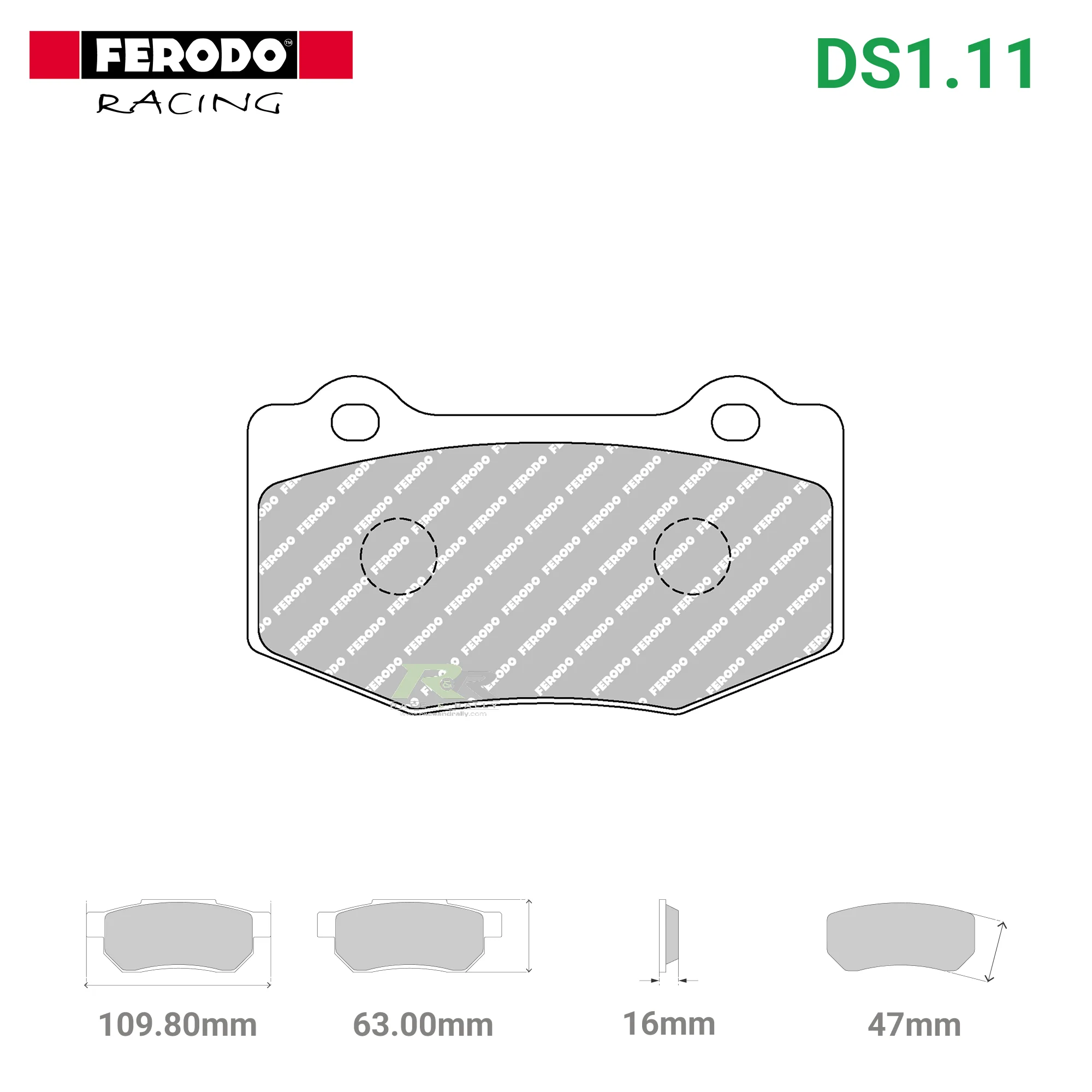 FRP3137W - (W/WB) DS1.11 Brake Pads