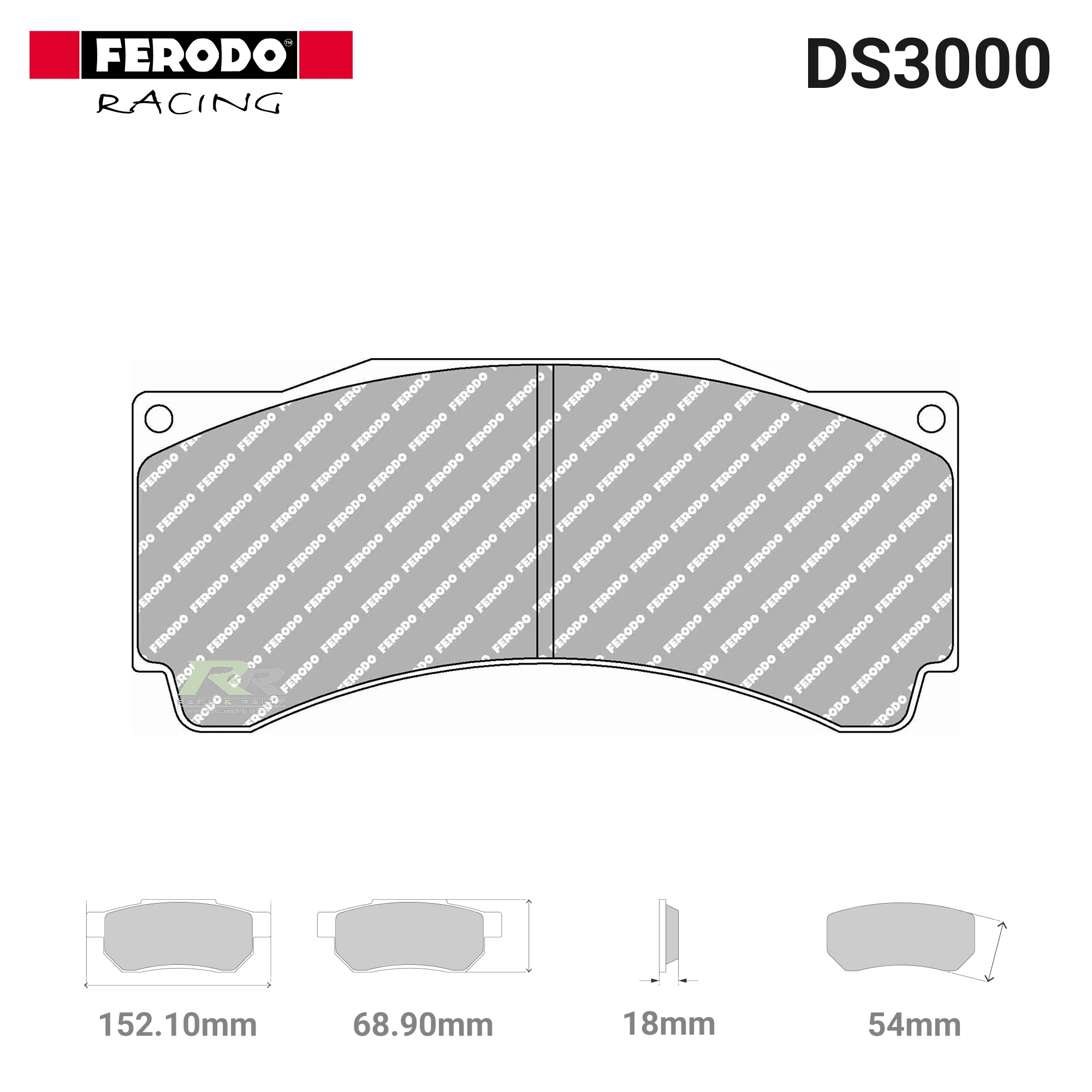 FRP3144R - (R) DS3000 Brake Pads