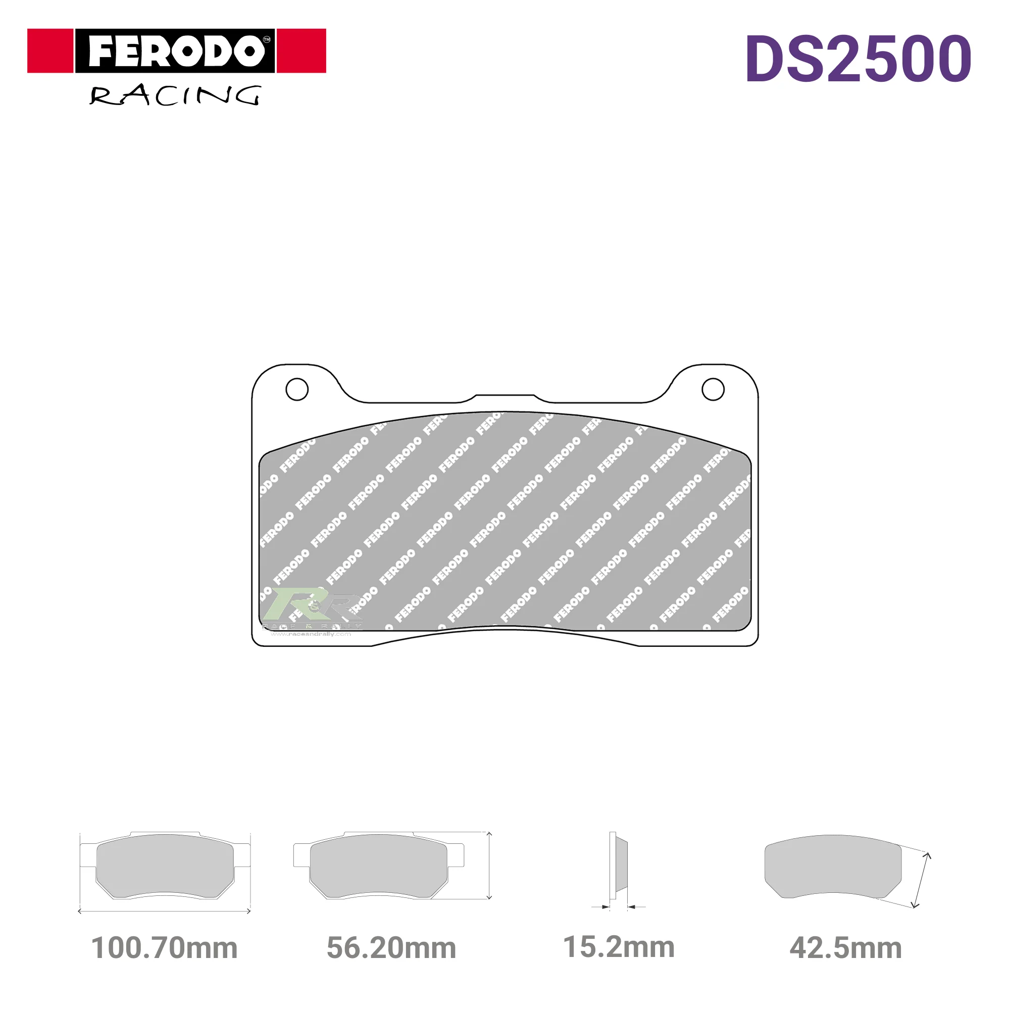 FRP3148H - (H) DS2500 Brake Pads