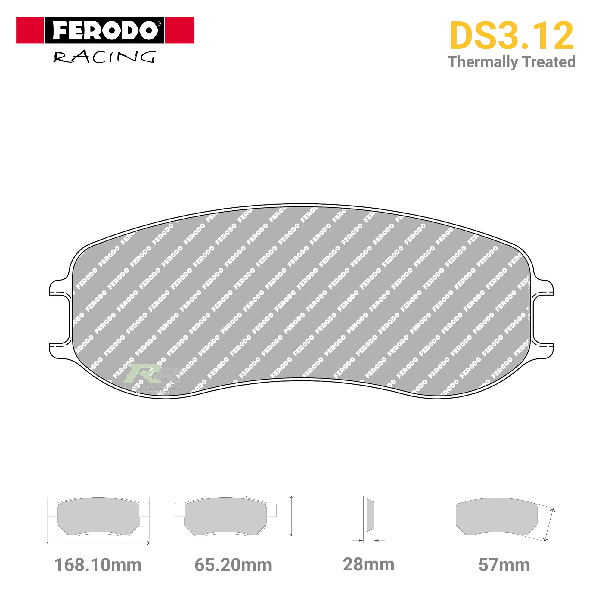 FRP3151GB - (G/GB) DS3.12 Brake Pads