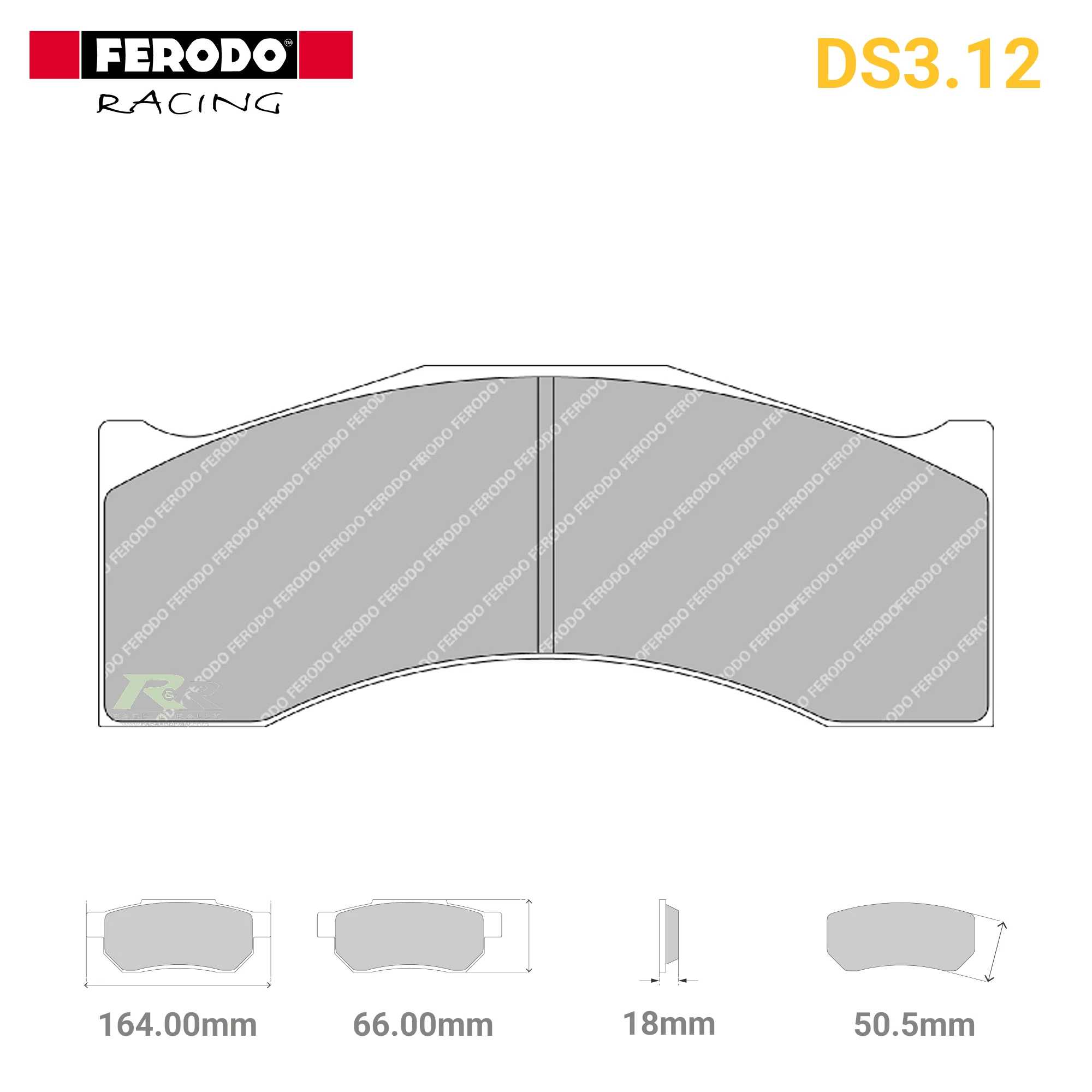 FRP3157G - (G) DS3.12 Brake Pads