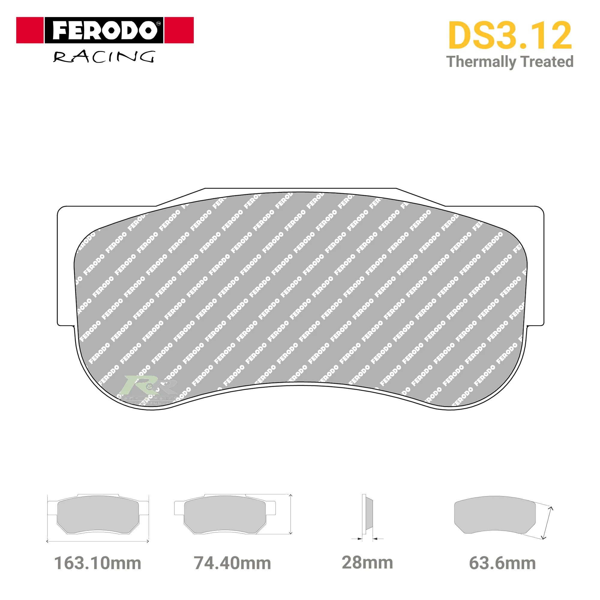 FRP3169GB - (GB) DS3.12 Brake Pads