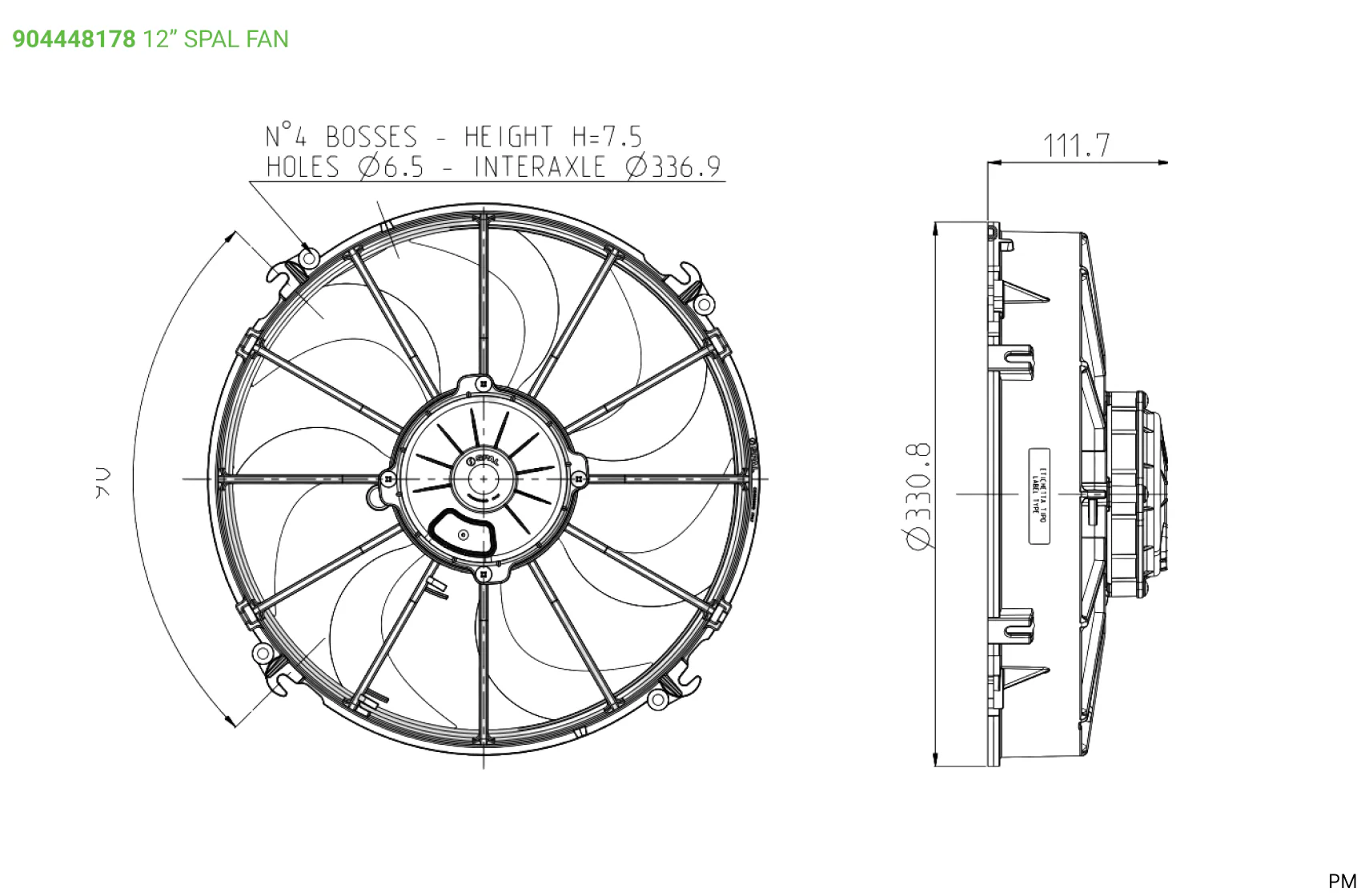SPAL motor fan - Image 2