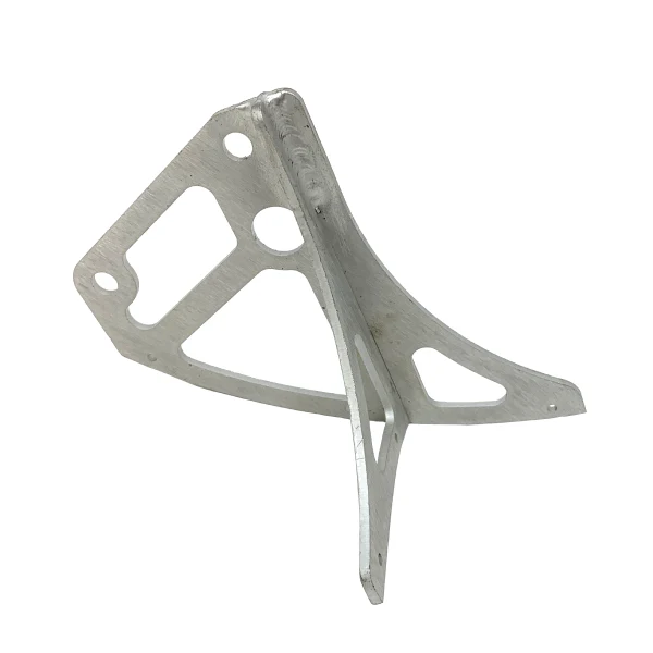 Left front rim deflector mount