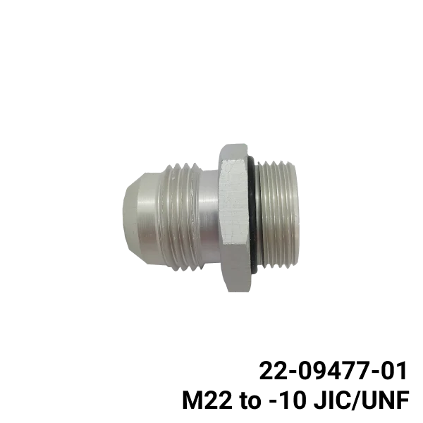 M22 to JIC/UNF Male Adaptor - Image 5