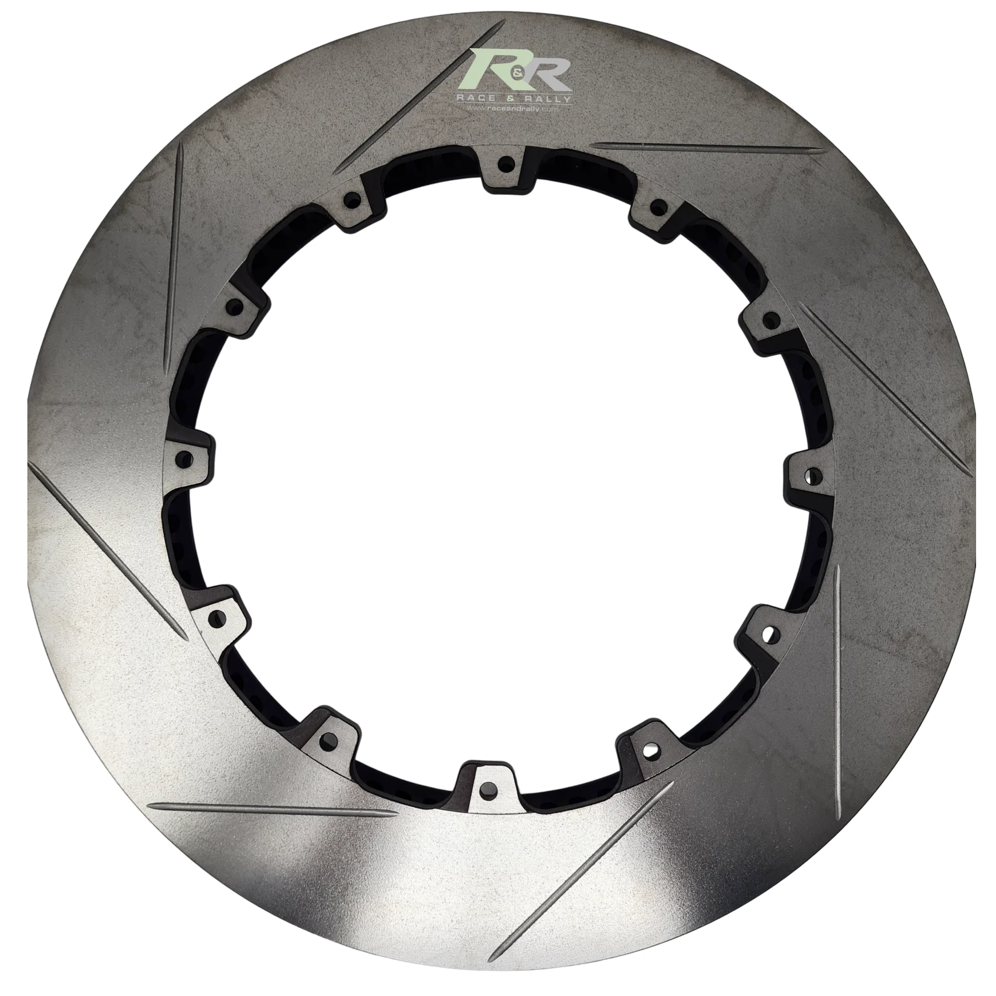 M3 E92 Brake Disc Service Kit - Strap Drive - Grooved - Image 3