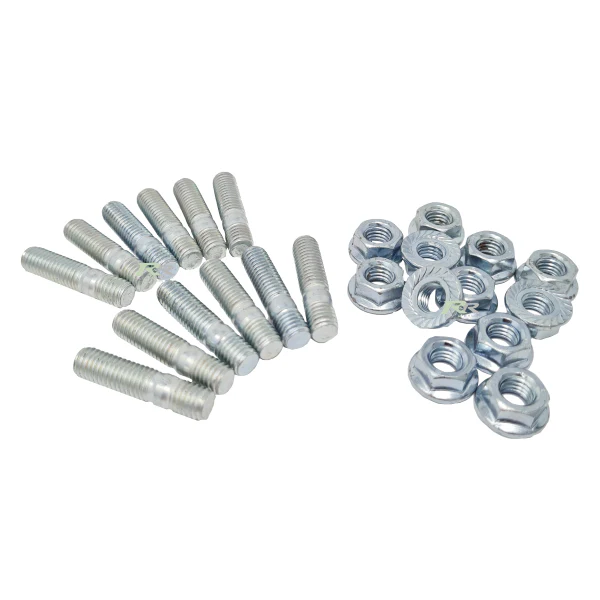 M8 Exhaust Stud & Nut Kit - 12 Pack