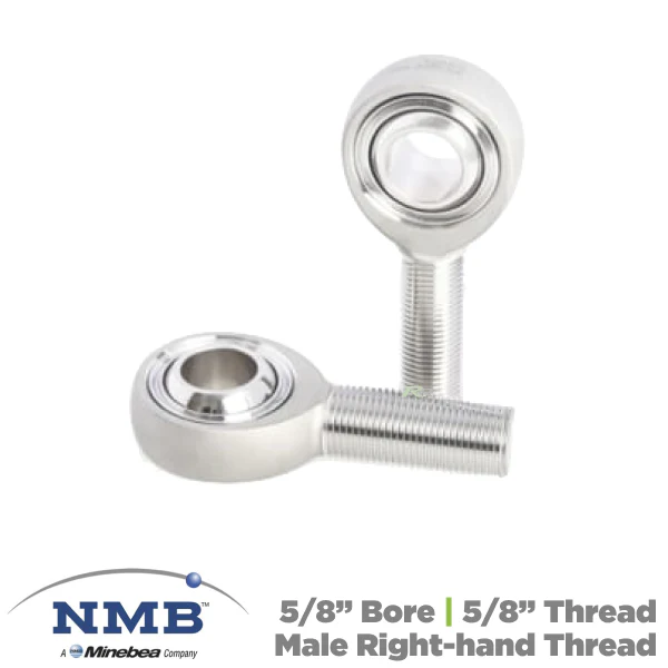 NMB Rod End Bearing | 5/8" Bore | 5/8" Male Thread - Right-hand