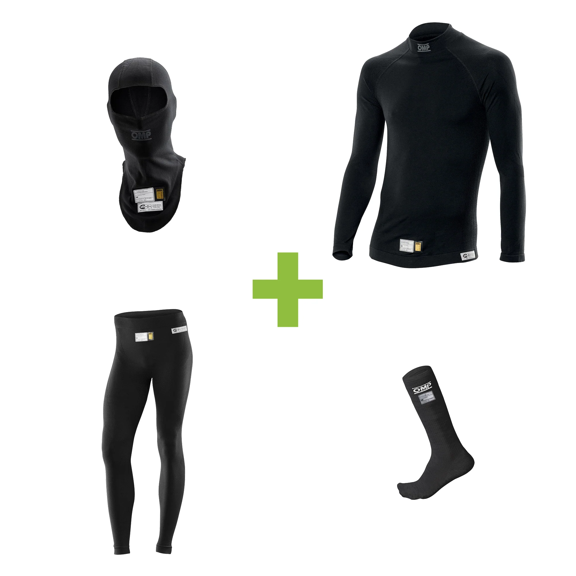 OMP One Evo Underwear Bundle - Black