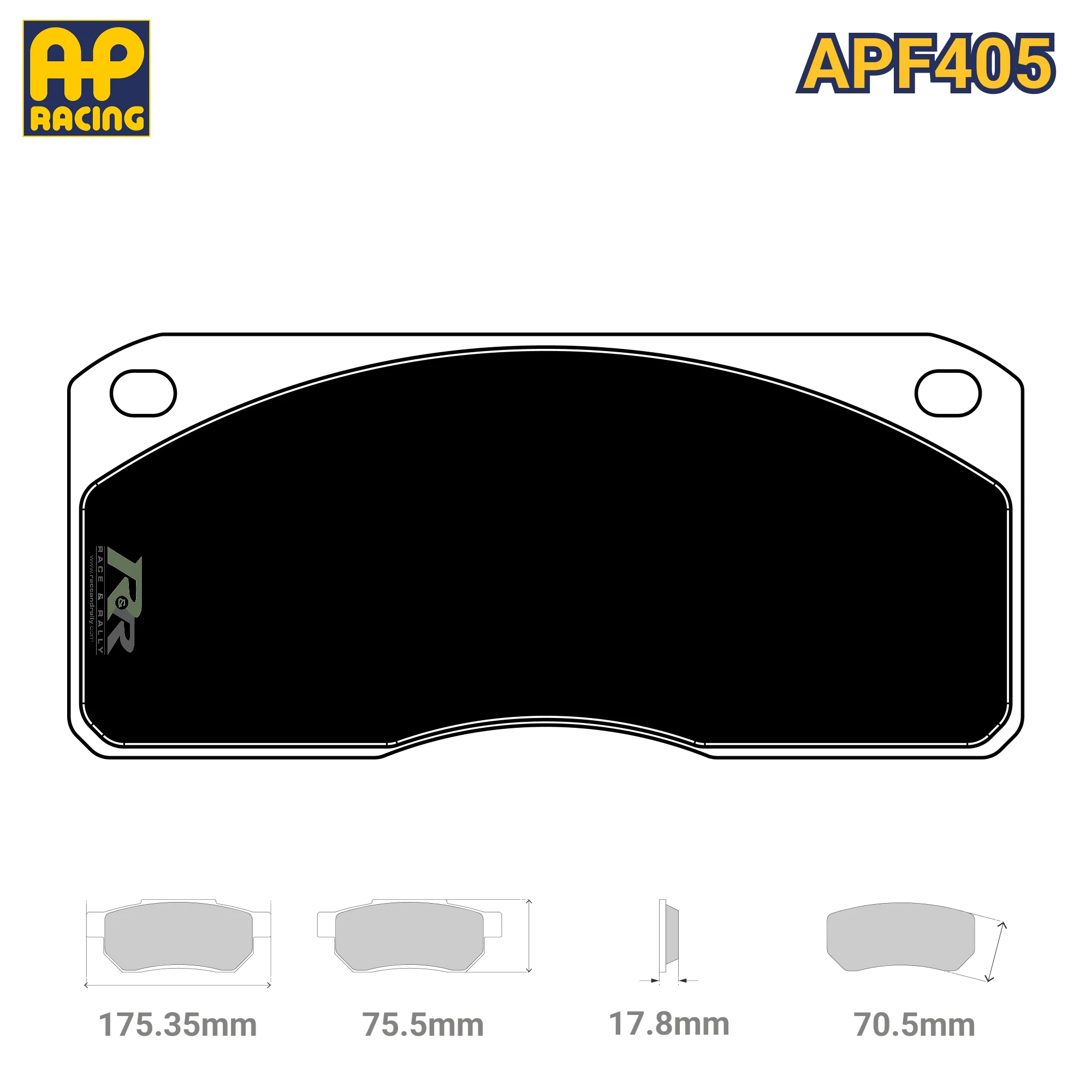 CP8310D70 Brake Pad Set - APF405 Compound
