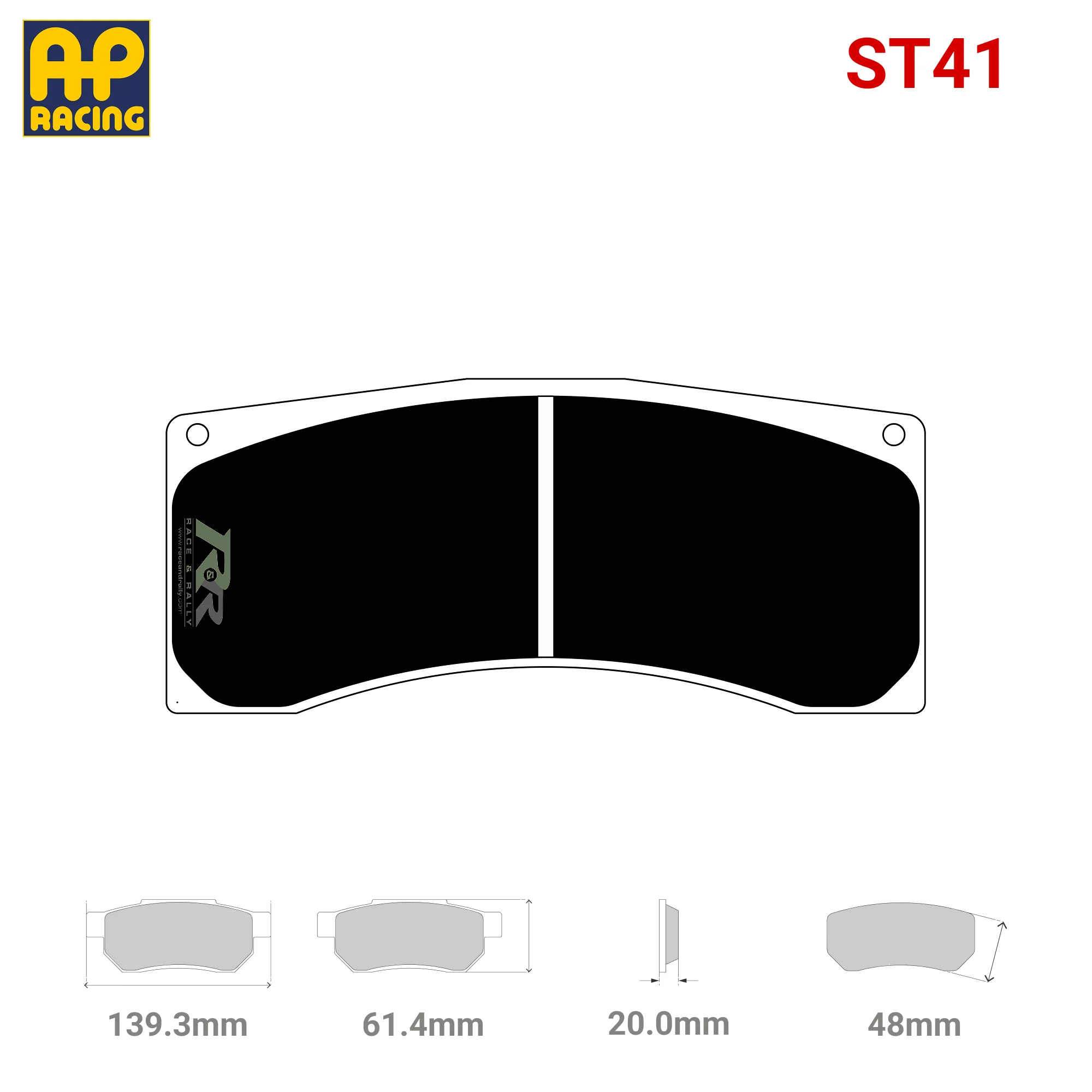 CP5788D48 Brake Pad Set - ST41 Compound