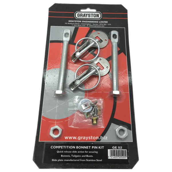 Quick Release Bonnet Pins - Stainless Steel