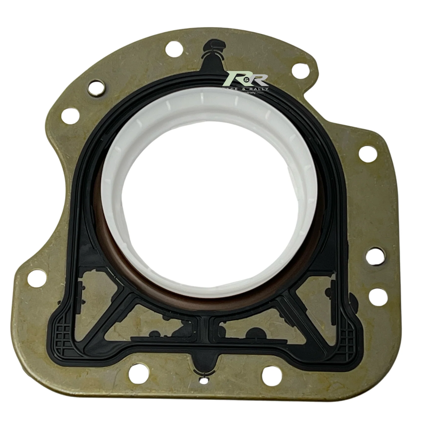 Rear crankshaft gasket plate
