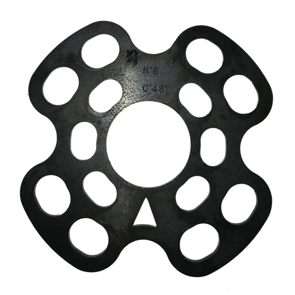 Rear stub axle spacer n° 6 setting 0°48'